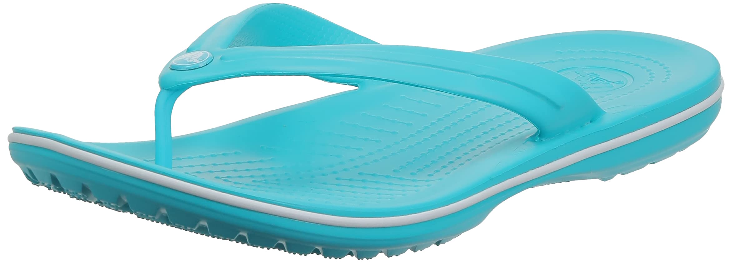 Crocs Unisex Crocband Flip Flops - Comfortable Beach Sandals for Men & Women | Perfect for Pool, Vacation, and Summer Outdoor Activities