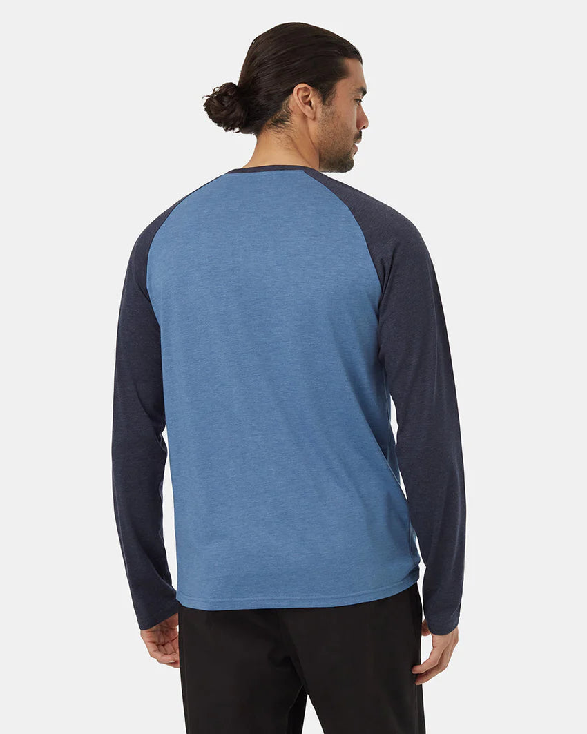 Classic Men's Henley Long Sleeve Shirt - Comfortable Cotton Casual Wear for Everyday & Outdoor Activities