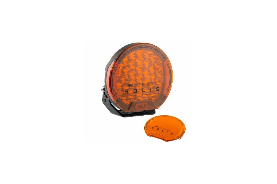 ARB SOLIS 21 Amber Lens Cover - Single Piece Replacement for Off-Road Lights | Perfect for Jeep, Truck & ATV Night Driving Protection