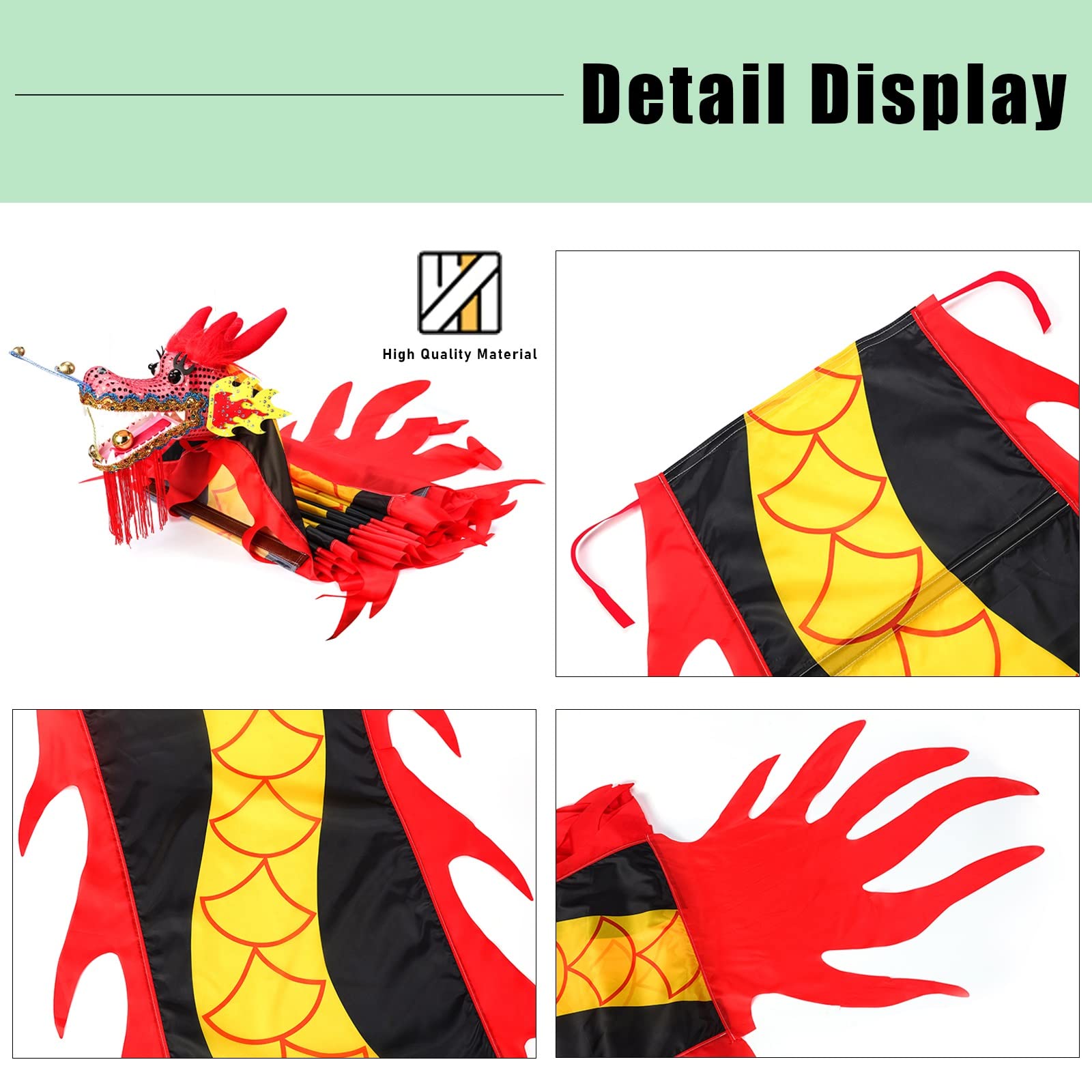 Dragon Dance Fitness Flowing Ribbon Streamer for Exercise - 8m/26ft White - Arm Workout for Adults, Seniors & Teens - Fun Parent-Child Activity & Entertainment Equipment - Perfect for Outdoor Play, Dance Performances & Fitness Routines