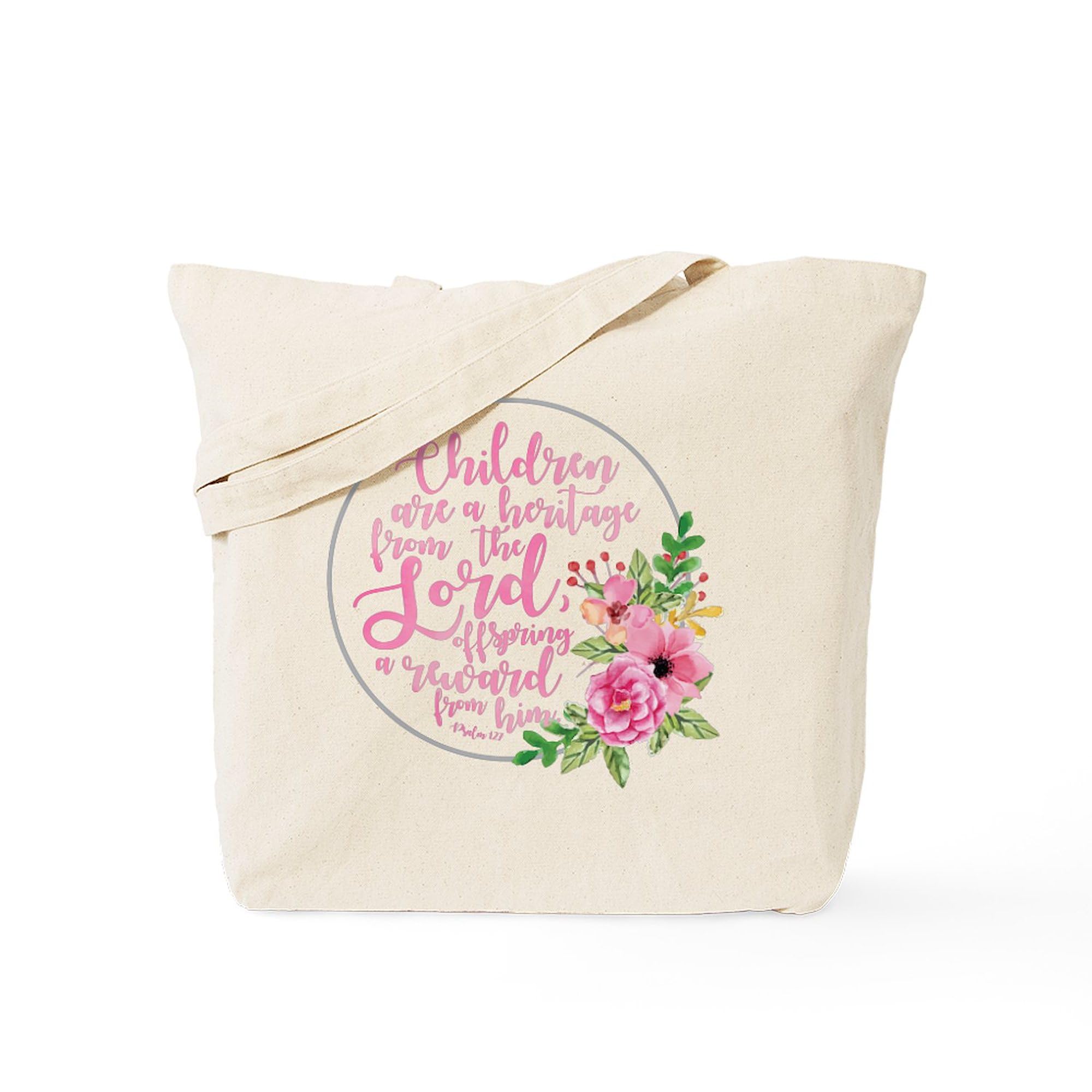 Heritage Tote Bag for Kids - Natural Canvas Reusable Shopping Bag - Eco-Friendly Grocery Tote for School, Beach & Family Outings