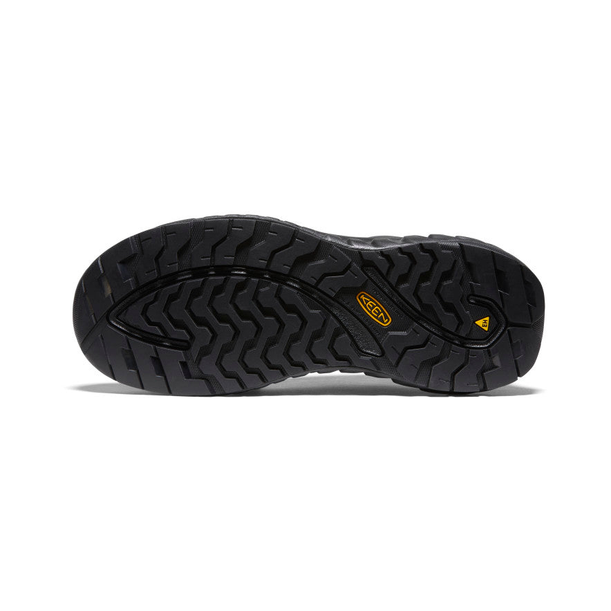 Women's Arvada Work Sneaker - Carbon Toe Safety Shoes - Black/Black | Slip Resistant & Comfortable for Construction, Warehouse & Industrial Work