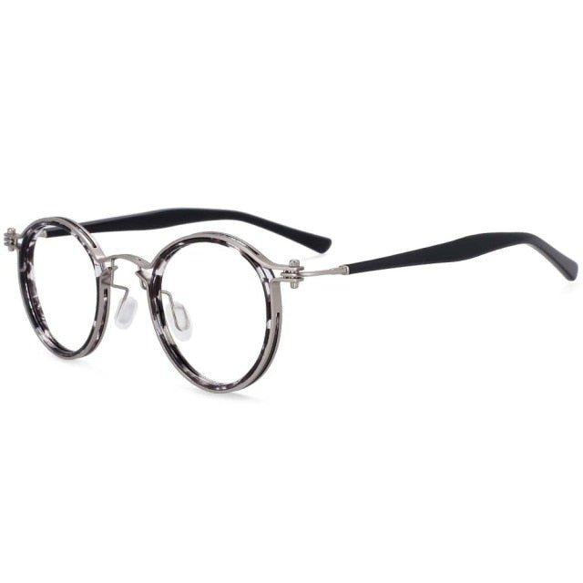 Vintage Steampunk Optical Glasses Frame - Retro Round Eyeglasses for Men & Women - Perfect for Cosplay, Costume Parties, and Unique Fashion Statements