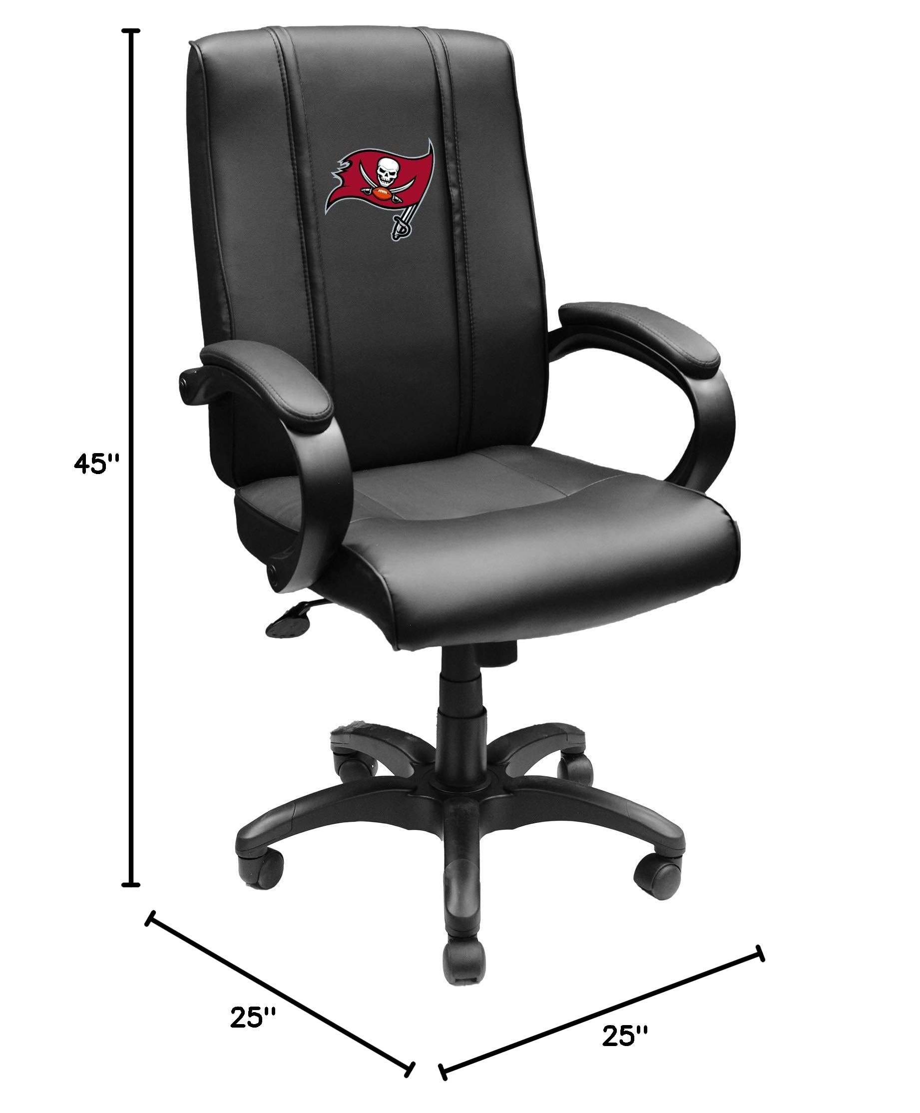 Tampa Bay Buccaneers Office Chair with Team Logo - Ergonomic Desk Chair for Home Office, Gaming & Sports Fan Room Decor
