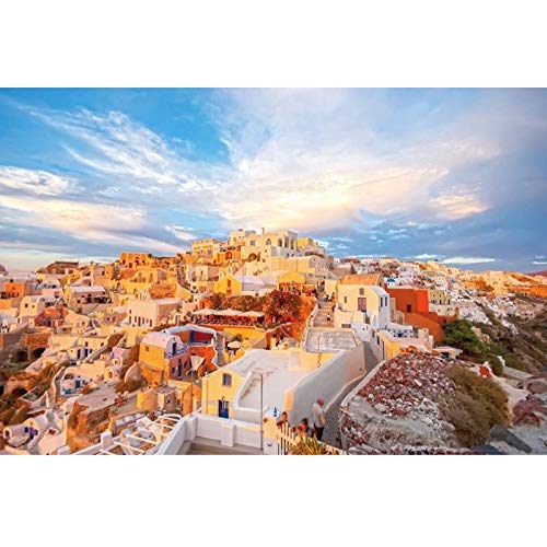 500-5000 Piece Classic Town Puzzle for Adults - Challenging Large Floor Jigsaw Puzzle with Warm & Beautiful Scenery - Perfect Birthday Gift & Home Decoration (Model 0225) | Relaxing Activity for Family Game Nights & Stress Relief