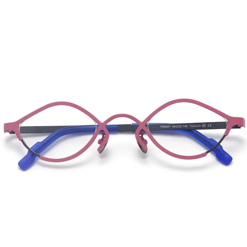 Aror Unisex Full Rim Small Oval Titanium Eyeglasses 464832 - Lightweight & Durable Frame for Reading, Work & Everyday Use
