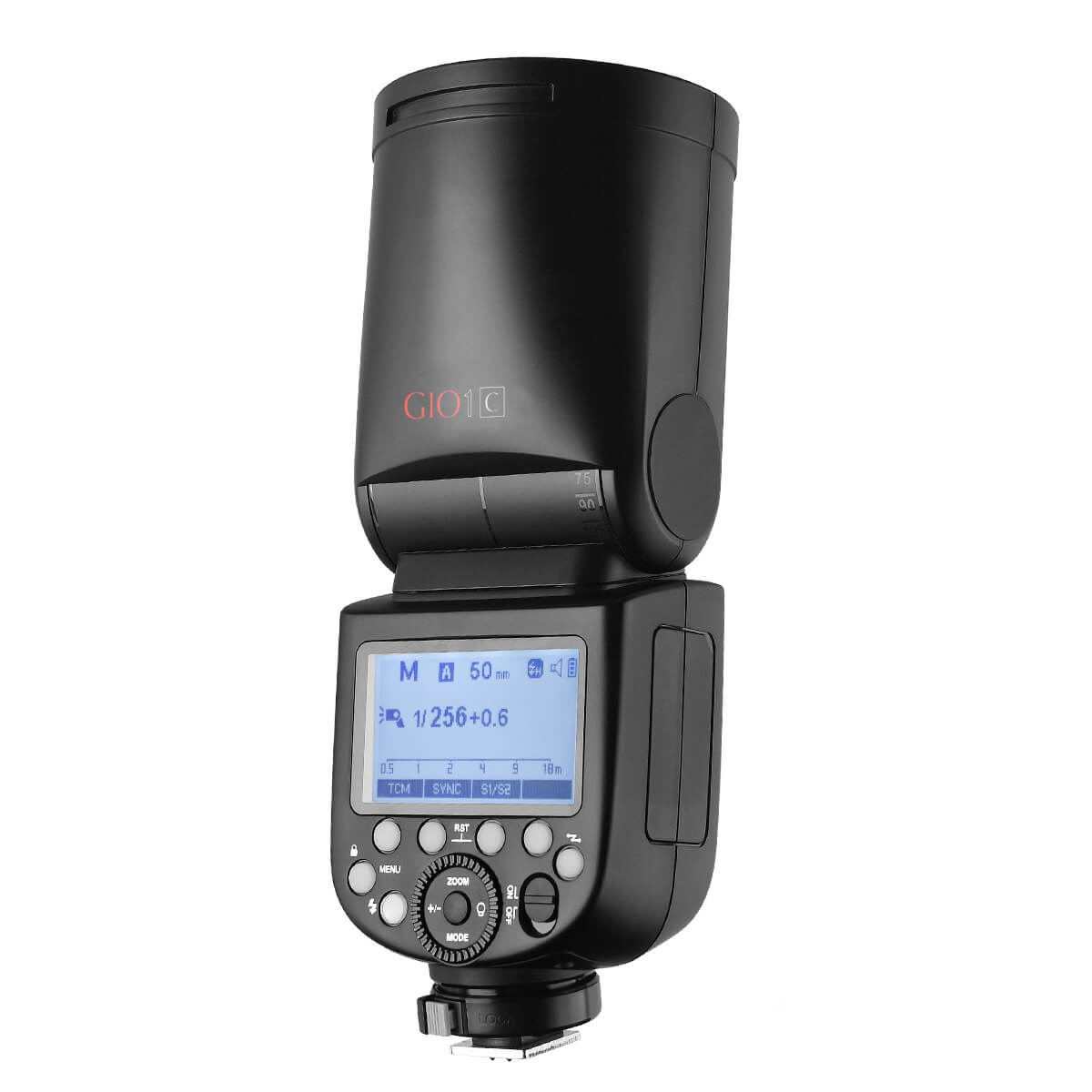 GIO1 (V1) 2.4GHz Round Head TTL & HSS Speedlite Flash with Rechargeable Battery - Compatible with DSLR & Mirrorless Cameras - Perfect for Portrait, Wedding & Event Photography