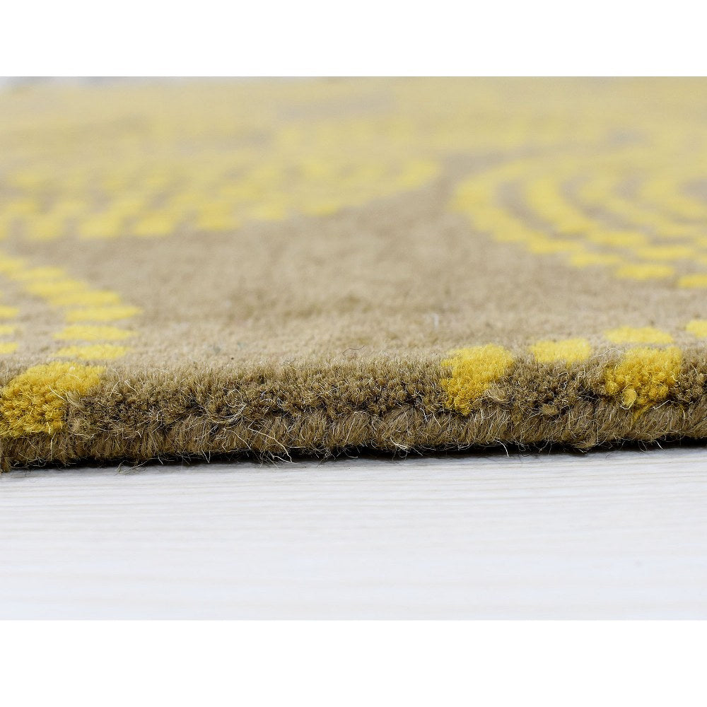 StreamArt Hand Tufted Wool Area Rug - Soft Modern Boho Rug for Living Room, Bedroom & Nursery - Non-Slip Eco-Friendly Floor Carpet