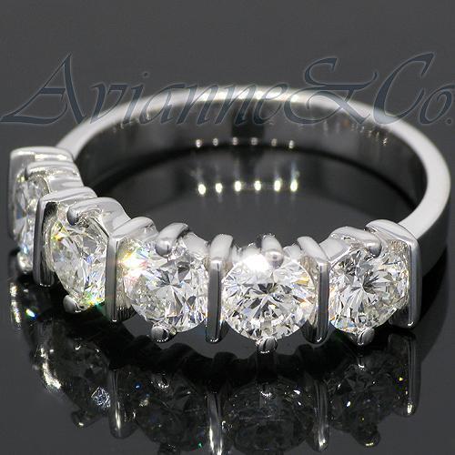 14K White Solid Gold Women's Diamond Wedding Ring Band - 2.01 Carat Total Weight - Perfect for Engagement, Anniversary & Bridal Jewelry Gifts