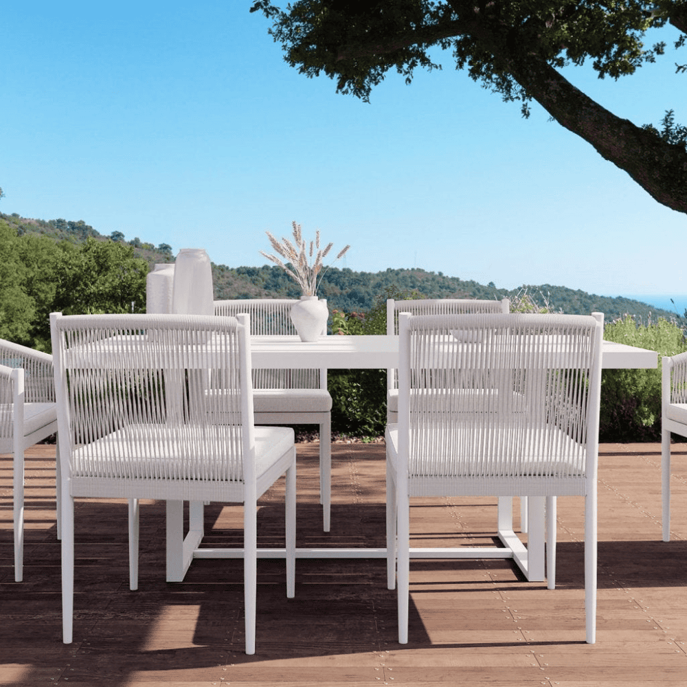 Catalina Outdoor Dining Side Chair - Weather-Resistant Patio Furniture for Garden, Poolside & Backyard Relaxation