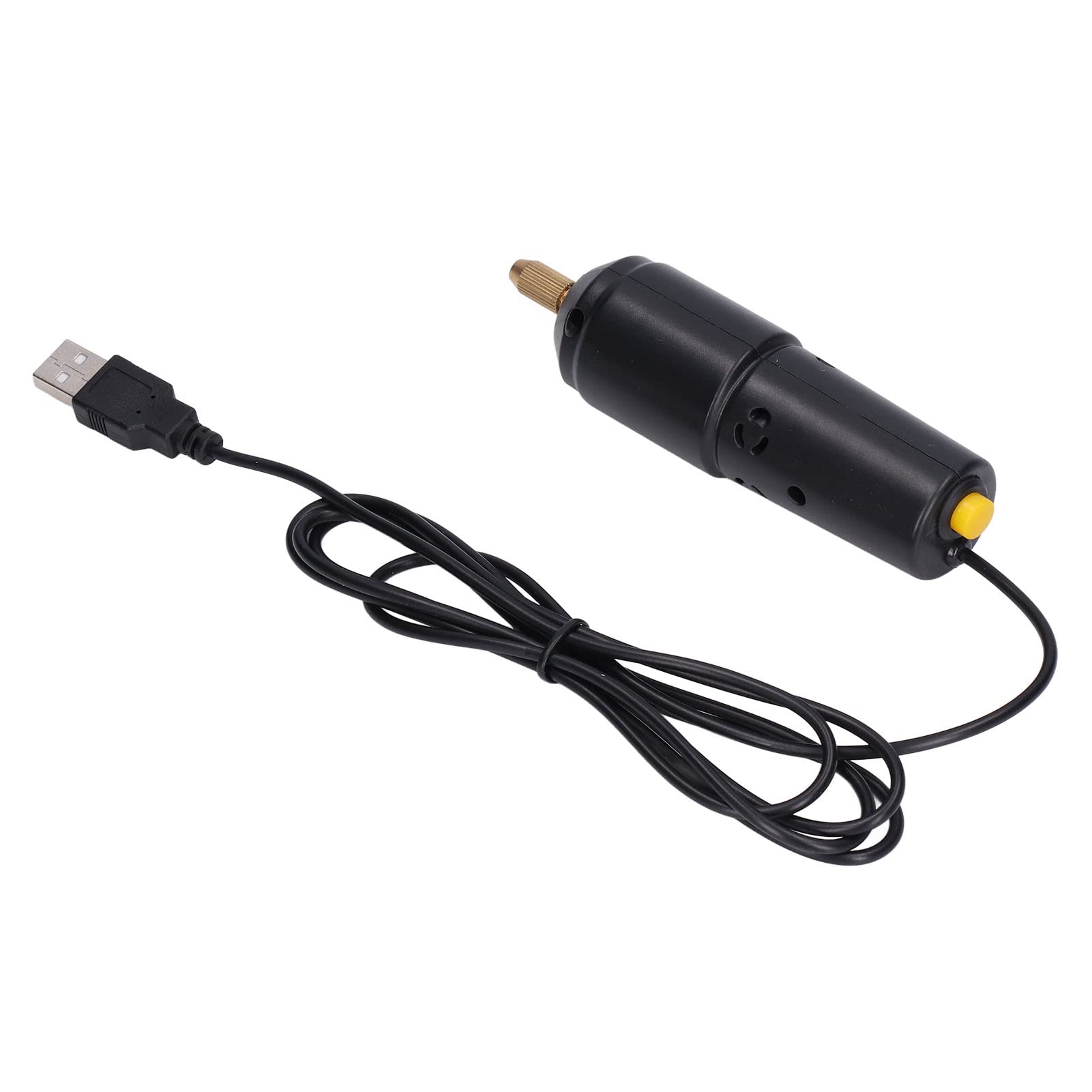 **USB Mini Electric Handheld Drill - High Precision HSS & ABS & Iron Construction - Labor Saving for Plastic, Wood, DIY Projects - Portable & Lightweight (No US Plug Included) - Perfect for Home Repairs, Crafts, and Small DIY Tasks**