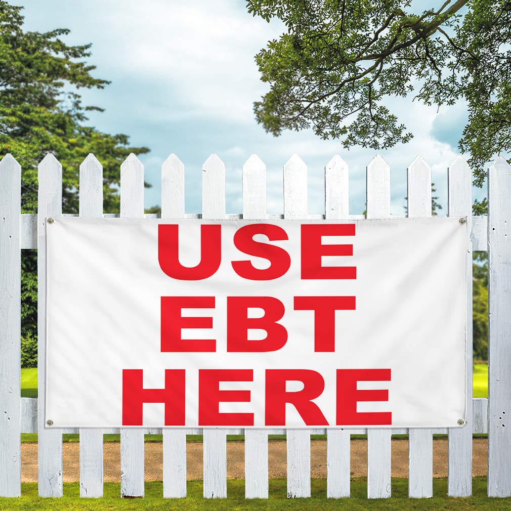 Vinyl Banner - 48x96 Inches, Weatherproof & Durable for Outdoor Use - Business, Industrial & Yard Signs with 8 Grommets - Multiple Sizes Available - Perfect for Storefronts, Events & Construction Sites