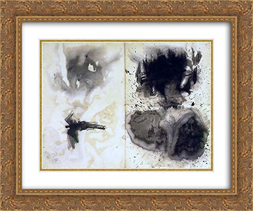 Victor Hugo Museum Art Print - 24x20 Gold Ornate Framed Composition With Taches, Double Matted for Wall Decor | Perfect for Living Room, Bedroom & Office Art Display