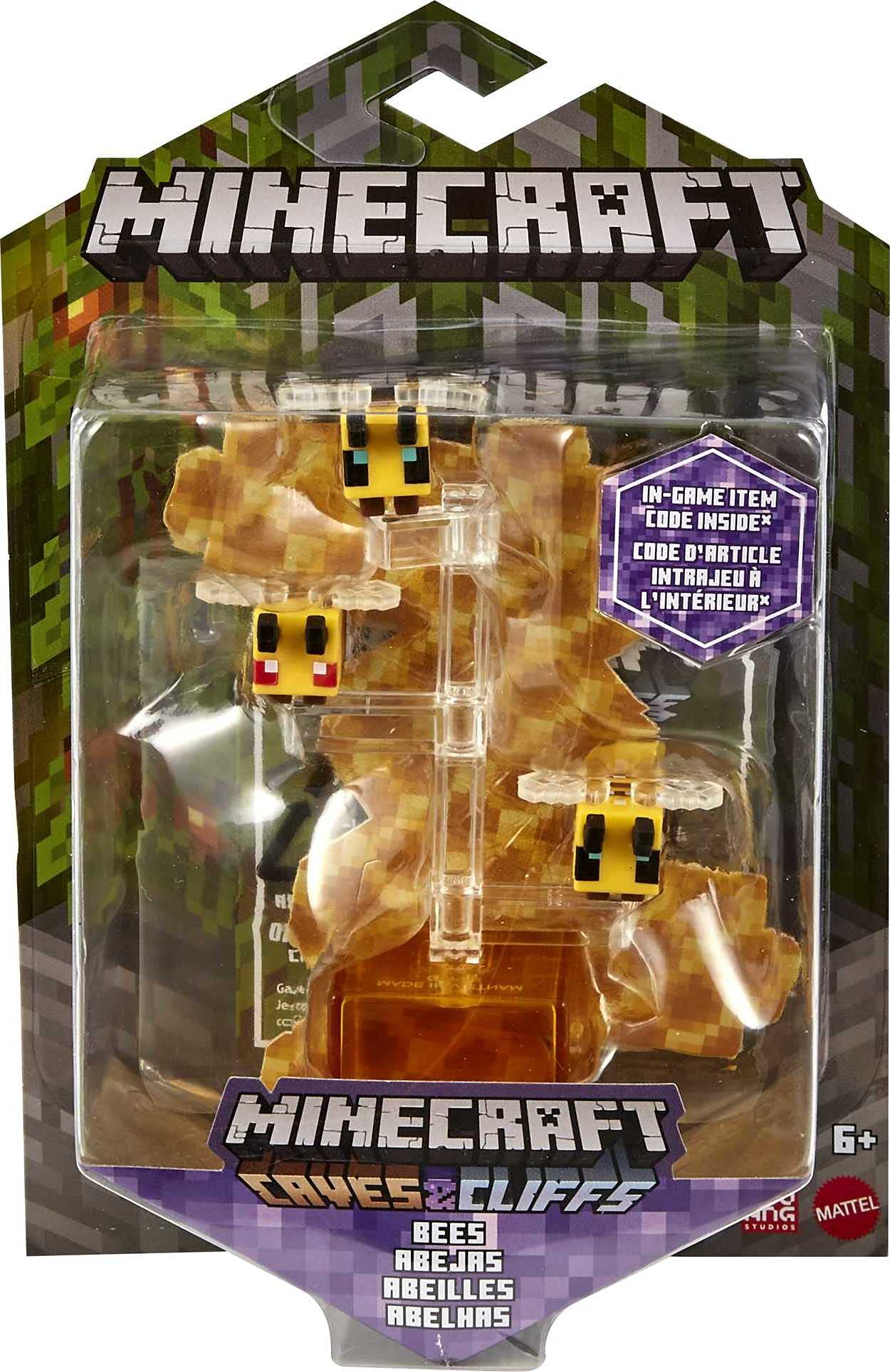 Minecraft Craft-A-Block Steve Figure - Authentic Pixelated Video Game Character Action Toy for Kids | Build, Explore & Survive | Collectible Gift for Fans Ages 6+ | Perfect for Birthday Gifts, Game Room Decor & Creative Play