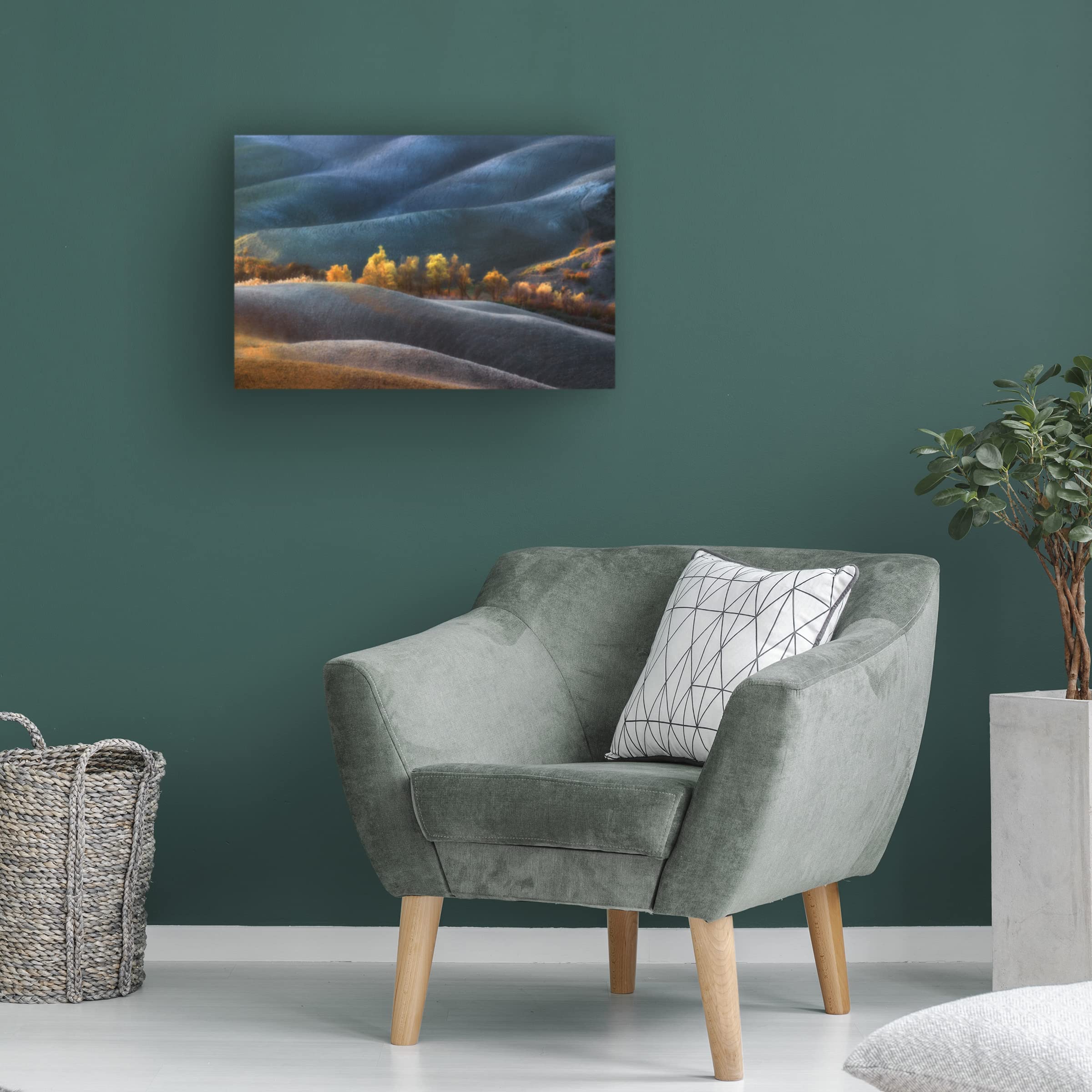 Trademark Fine Art 'Dreamland' Canvas Wall Art Print by Jure Kravanja - Modern Abstract Painting for Living Room, Bedroom & Office Decor