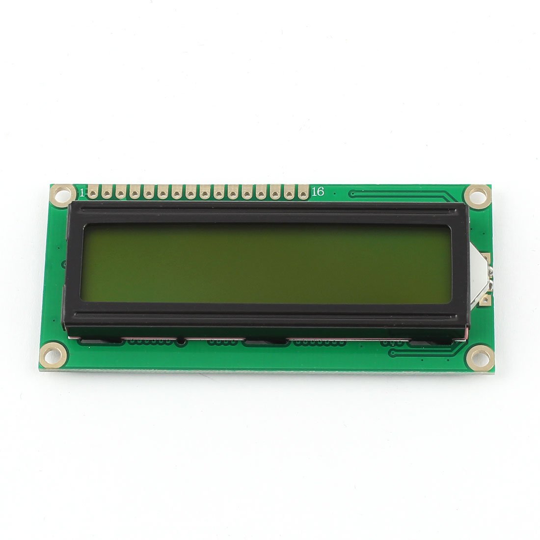 Uxcell 16x2 Character LCD Display Module with HD44780 Controller & Yellow Backlight - Ideal for Arduino, Raspberry Pi, and DIY Electronics Projects