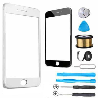 Premium iPhone 6 Plus Glass Screen Replacement Kit - High-Quality Repair Tools for DIY Fix | Perfect for Home, Office & Travel Use