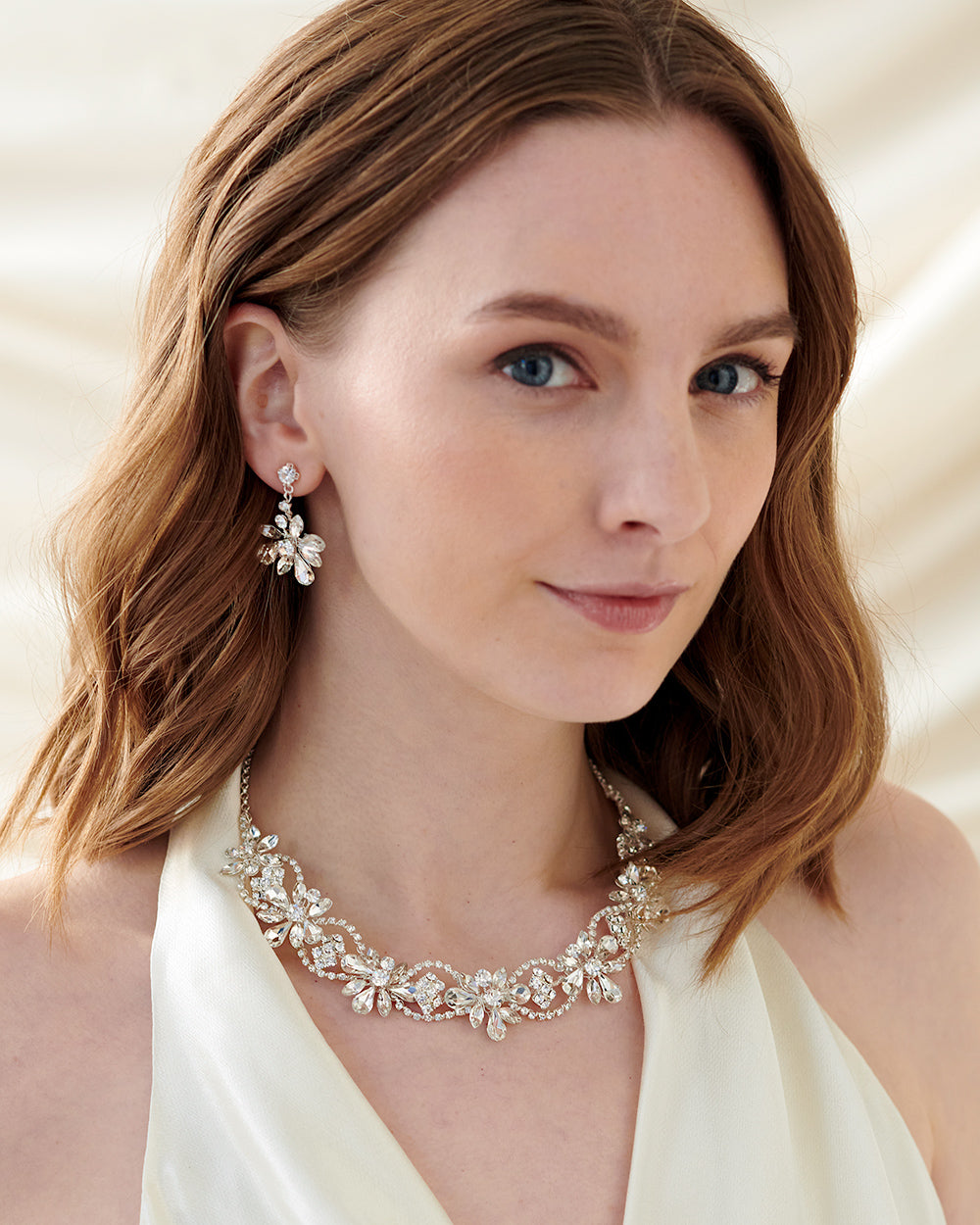 Charlize Sterling Silver Jewelry Set for Women - Elegant Necklace & Earrings Gift Set | Perfect for Weddings, Parties & Everyday Wear