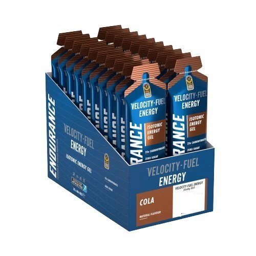 Applied Nutrition Endurance Energy Isotonic Energy Gel - Cola Flavor (20 Pack x 60g) | Fast-Acting Sports Fuel for Running, Cycling & Workouts