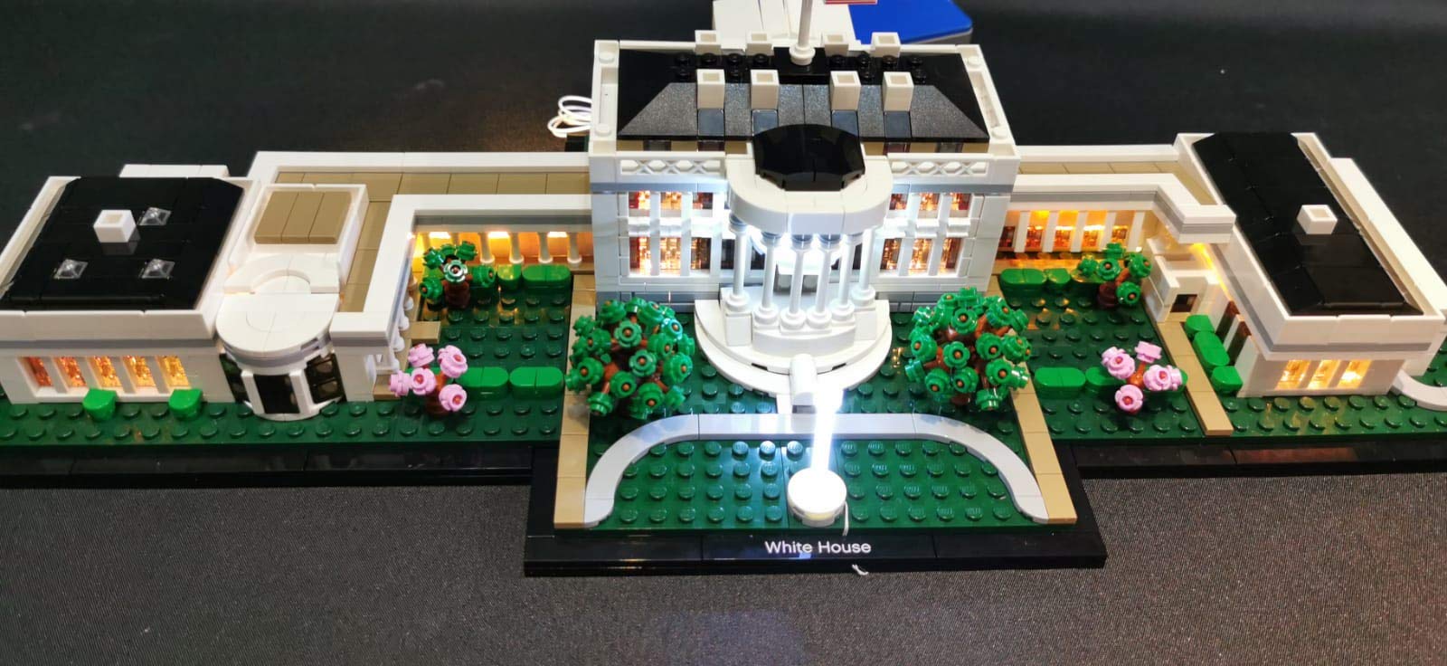 LED Lighting Kit for Lego The White House 21054 Building Blocks - Compatible with Official Lego Architecture Sets (Lego Set Not Included) - Perfect for Home Display, Model Lighting & Gift Giving
