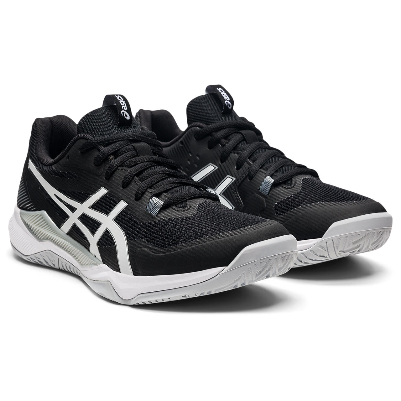 ASICS Gel Tactic Women's Volleyball Shoes - Lightweight Indoor Court Shoes for Women with Cushioning Technology (Black/White) | Perfect for Volleyball, Badminton & Squash Players