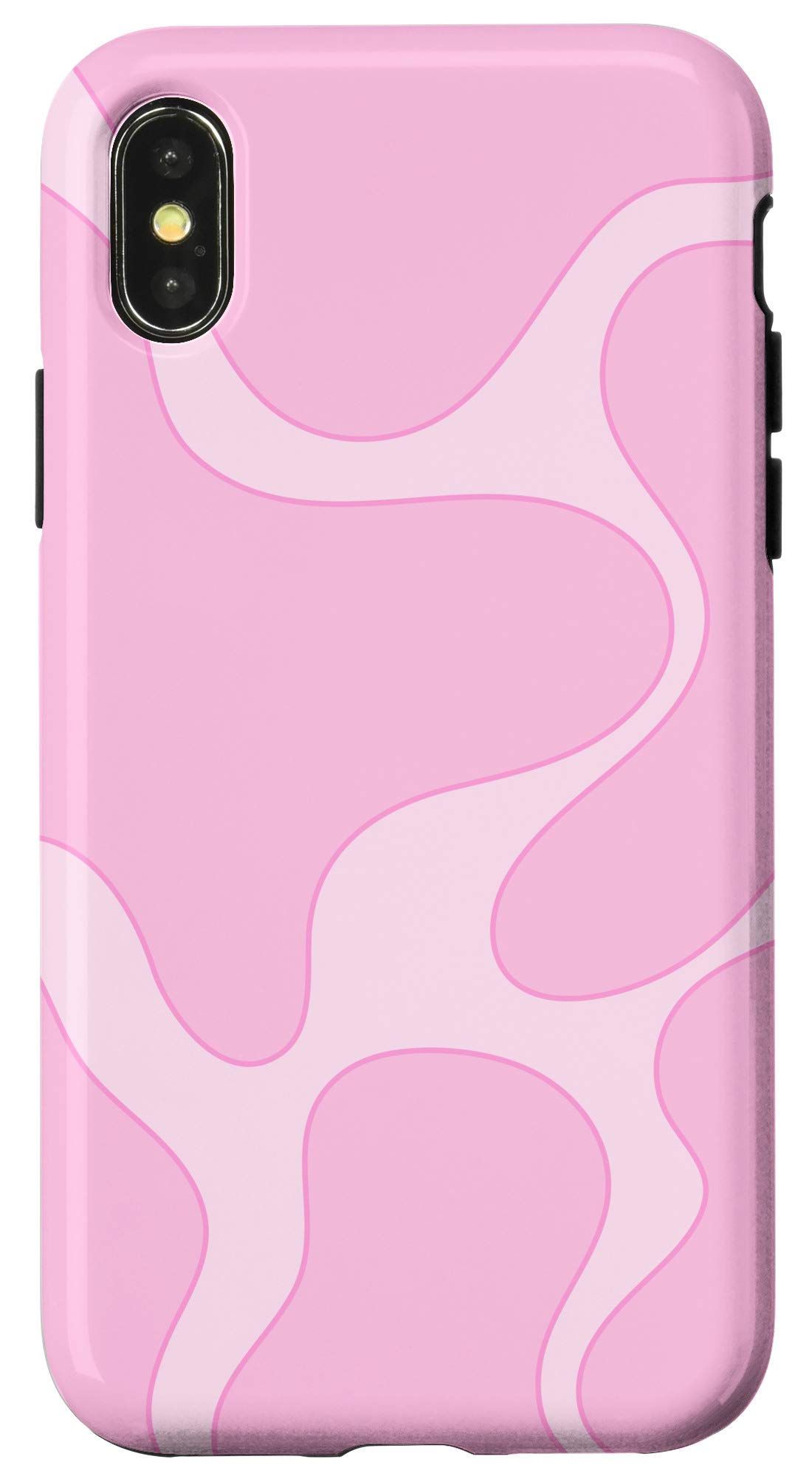Cute Pink Cowgirl Kawaii iPhone X/XS Case - Strawberry Cow Print Protective Cover for Women Girls | Perfect for School, Work & Everyday Use