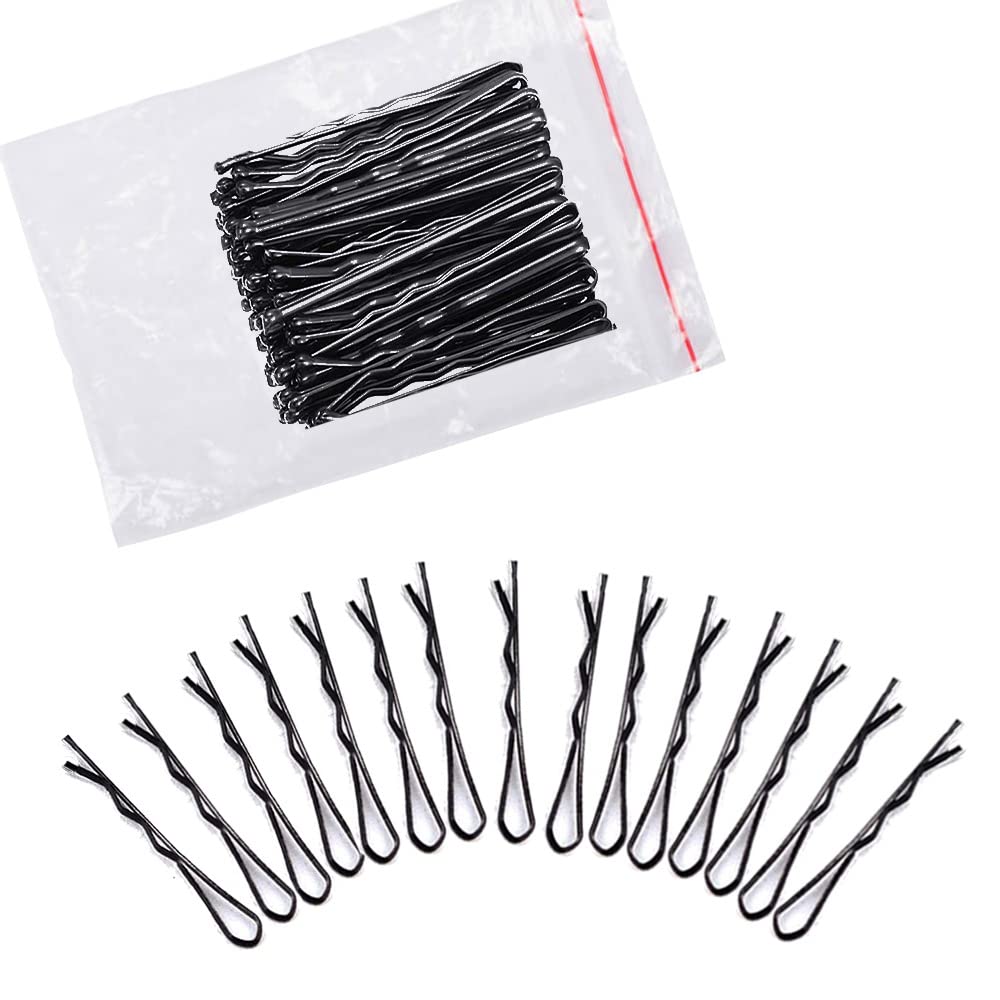 144 Pcs Tandem Bobby Pins for Women & Girls - Black Hair Clips for Hairstyling, Secure Hair Styling Accessories - Perfect for Updos, Braids, Bun Hairstyles & Everyday Use