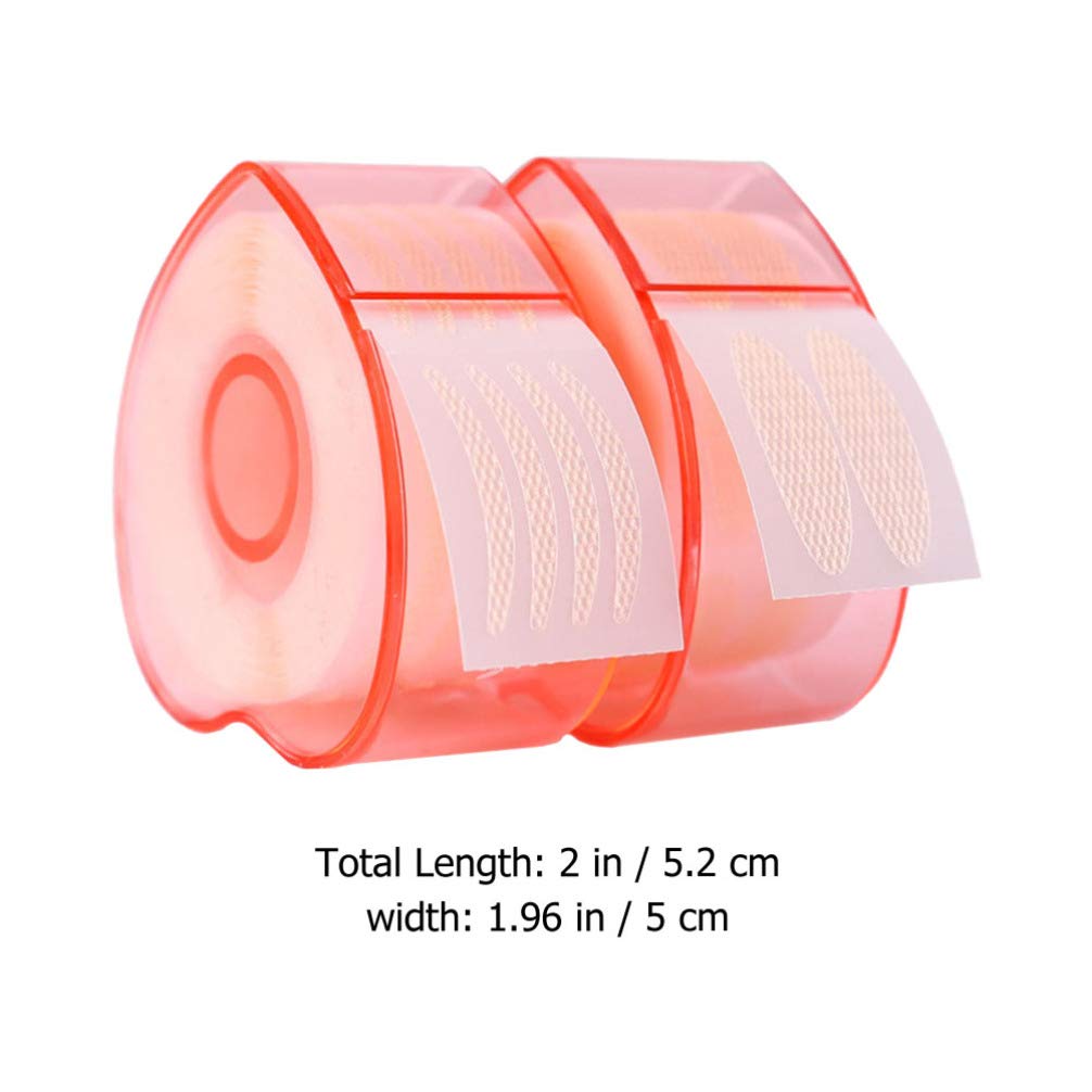 2 Pack Invisible Eyelid Tape Strips - Double Eyelid Stickers for Hooded & Droopy Eyes | Natural Eye Lift Tape with Strong Adhesive | Perfect for Asian Monolid Makeup & Everyday Eye Enhancement