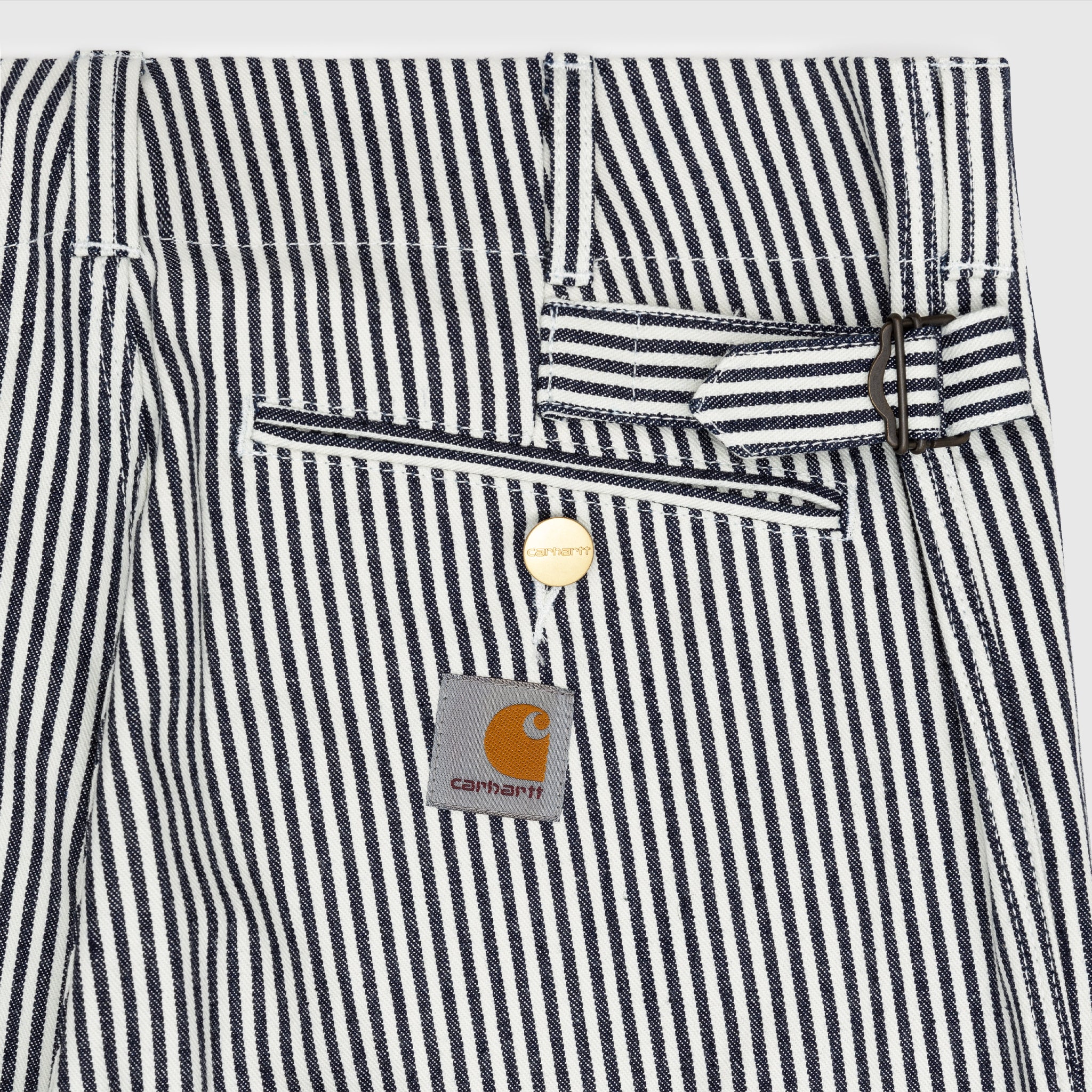 Carhartt WIP Striped Pants for Men - Durable Workwear & Street Style - Perfect for Construction, Outdoor Activities & Urban Fashion