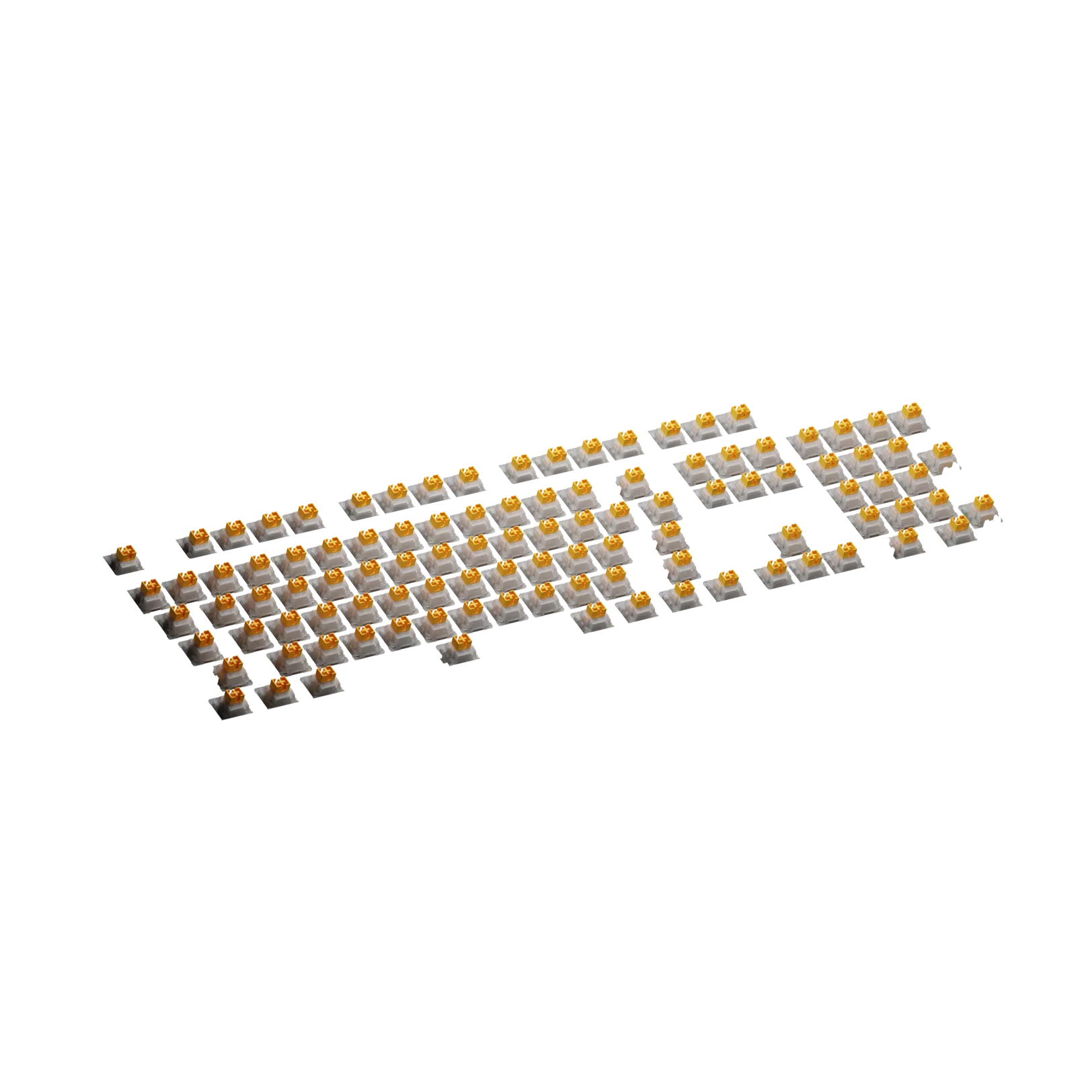 Glorious Panda Silent Mechanical Keyboard Switches - 100 Pack ANSI Compatible for Quiet Typing & Gaming