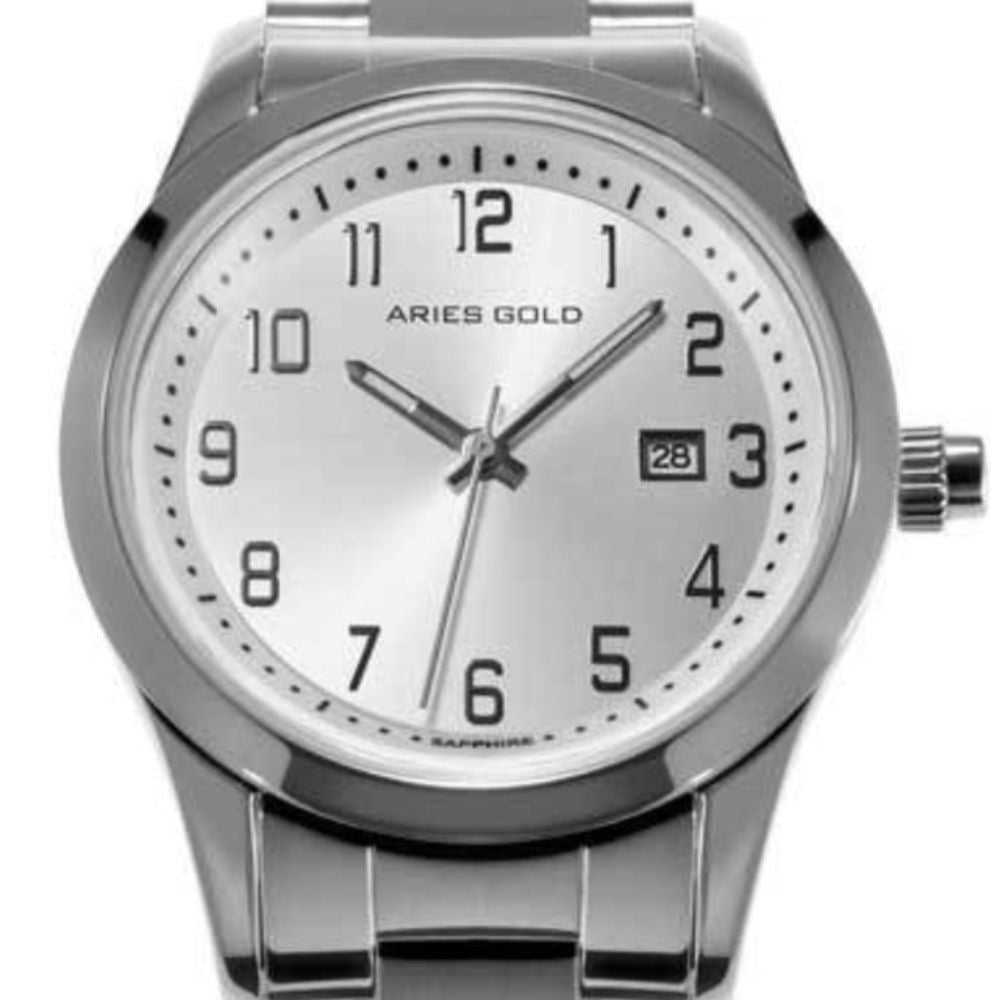 ARIES GOLD Urban Classic Silver Stainless Steel Women's Watch - Waterproof Fashion Watch for Women, Elegant Dress Watch for Office, Party & Everyday Wear