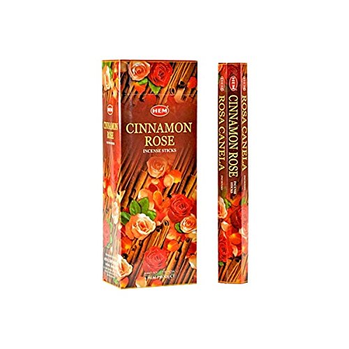 Hem - Cinnamon Rose Incense Sticks (40 Count) - Natural Aromatherapy for Relaxation, Meditation & Home Fragrance