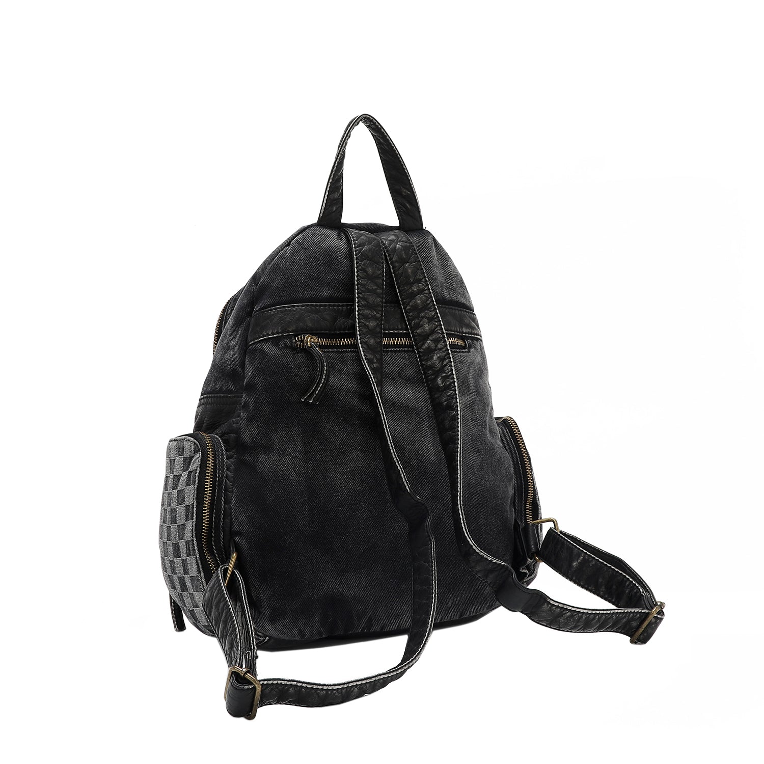 Stylish FAMILY YEARBOOK Denim BackPACK for School, Travel & Everyday Use - Durable Unisex Laptop Bag with Multiple Pockets