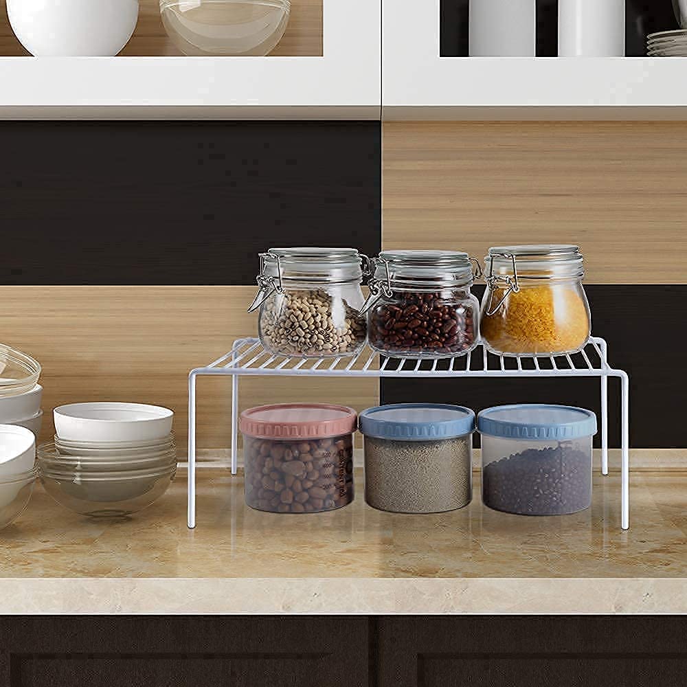 Redrubbit Wire Storage Basket & Cabinet Shelf Organizer - Perfect for Kitchen, Bathroom, and Closet Organization