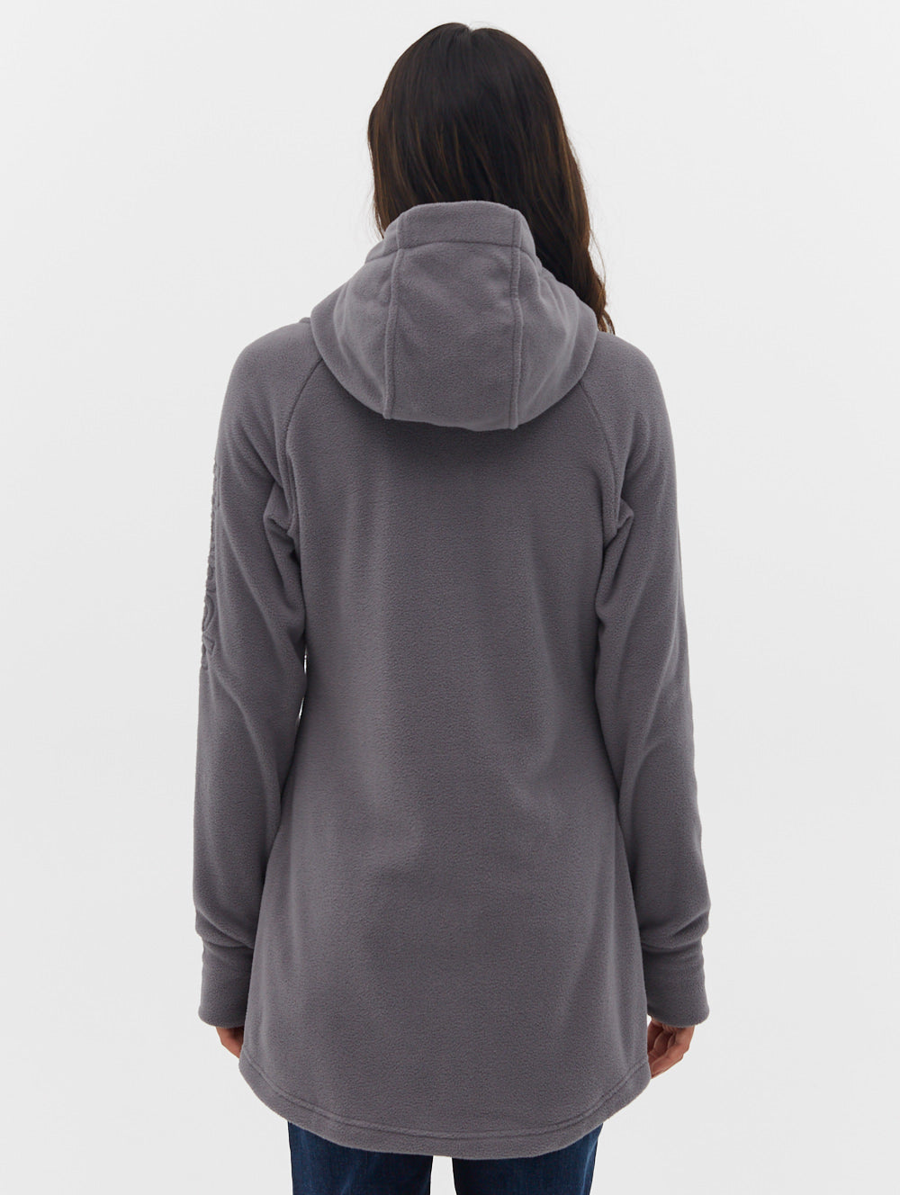 Polar Fleece Long Zip Up Jacket for Men & Women - Warm Winter Outerwear for Hiking, Camping & Outdoor Activities