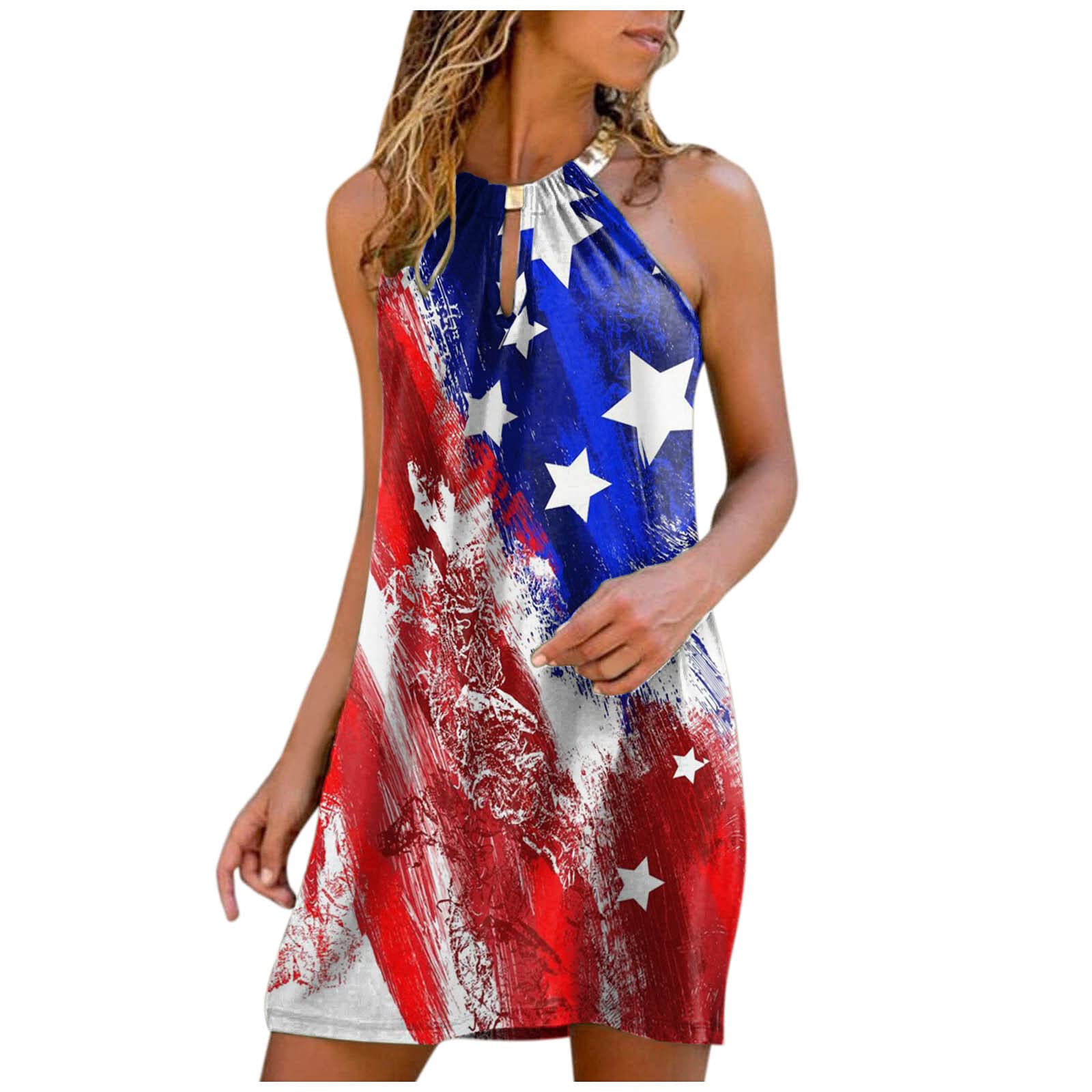 JUNGE Women's Sexy Strapless Off The Shoulder Sundress - Floral Print Summer Dress 2021 | Perfect for 4th of July, Beach Vacations & Date Nights