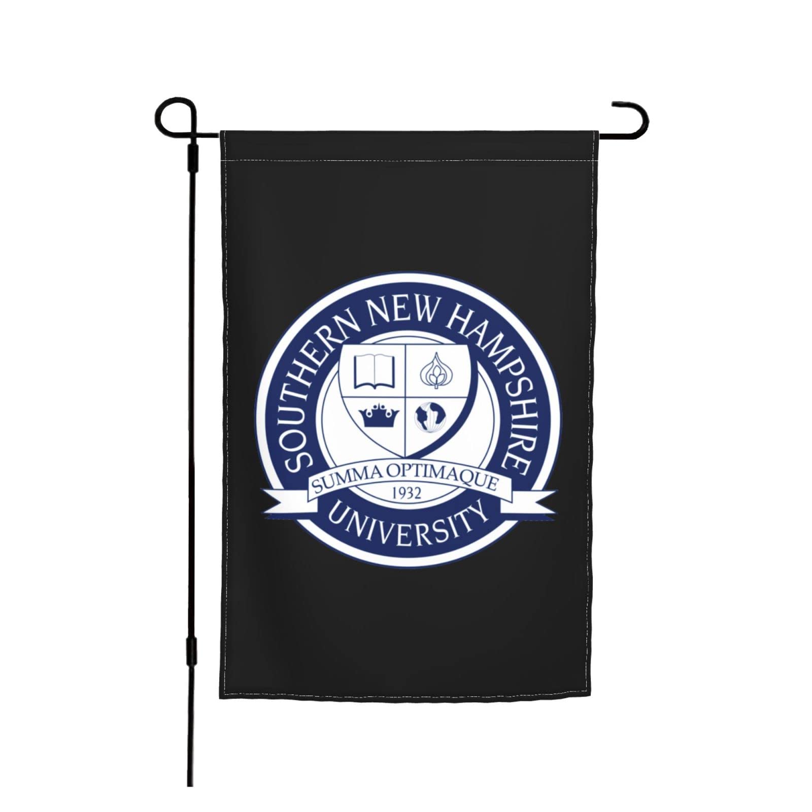 Southern New Hampshire University Logo Double-Sided Garden Flag - Durable Outdoor/Indoor Decorative Bunting for Yard, Porch, and Home Decor - Perfect for School Spirit, Alumni Pride, and Campus Themed Events