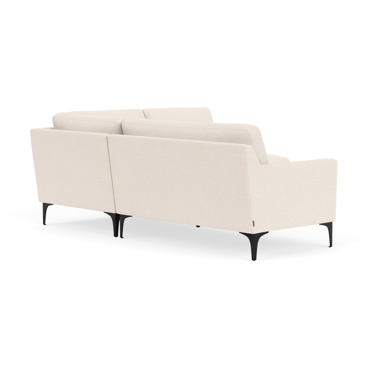 Astha Boucle Right Corner Sofa - Modern L-Shaped Sectional Couch for Living Room, Lounge & Small Spaces | Soft Upholstery, Comfortable Seating, Stylish Home Decor