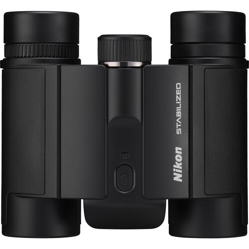 Nikon 10x25 S Stabilized Binoculars - 10x Magnification, 25mm Objective Lens, Image Stabilization - Perfect for Bird Watching, Travel & Outdoor Adventures