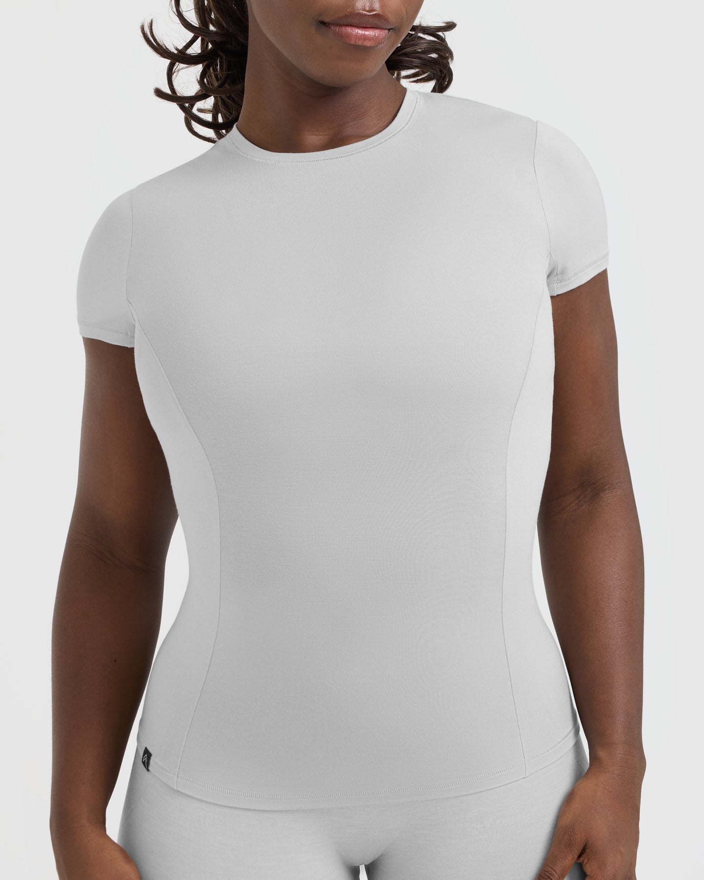Mellow™ Soft Short Sleeve T-Shirt for Men & Women | Light Grey Cotton Comfortable Casual Tee | Perfect for Everyday Wear, Lounge & Outings