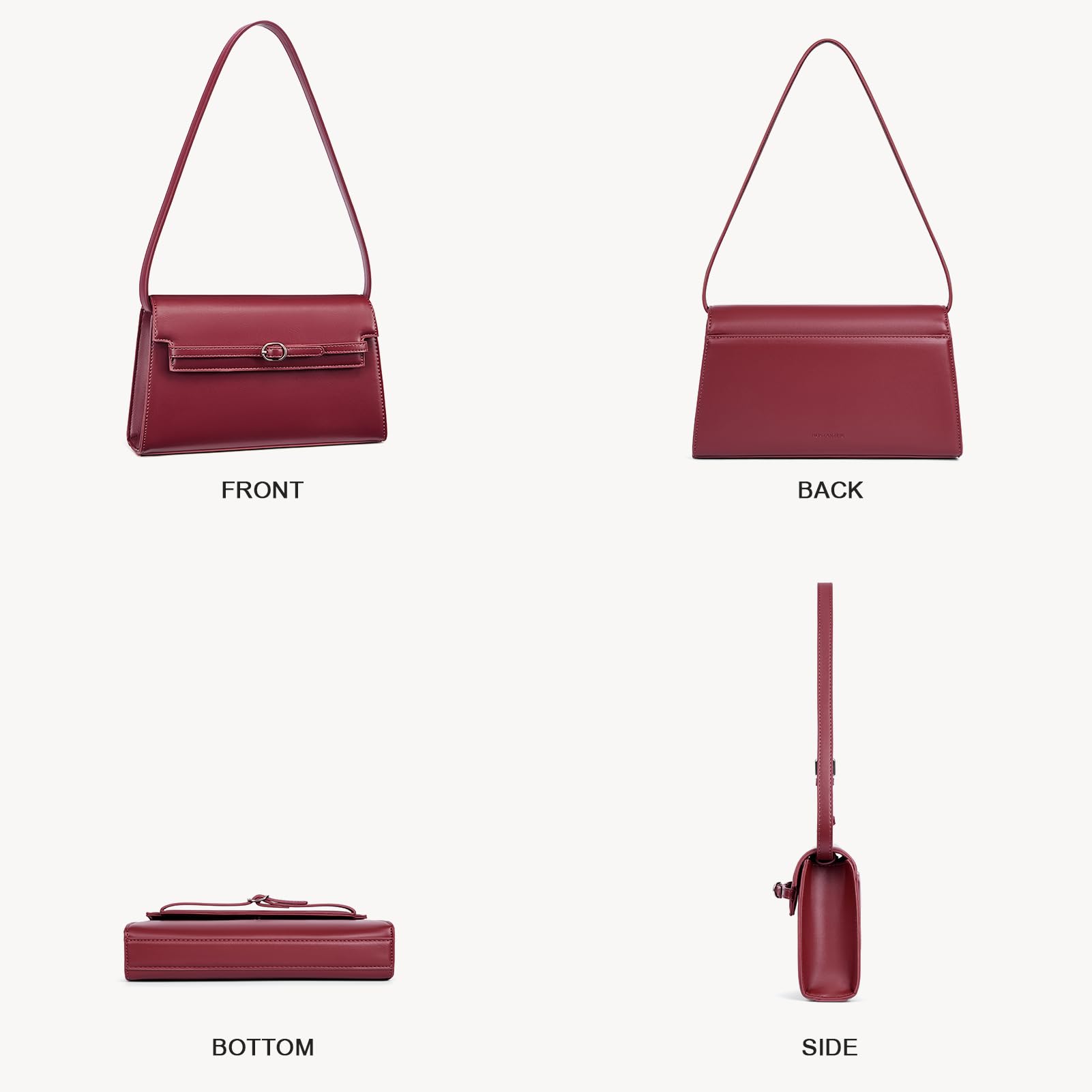 BOSTANTEN Women's Crossbody Purse - Stylish Designer Handbag with Adjustable Shoulder Strap | Perfect for Work, Travel & Everyday Use