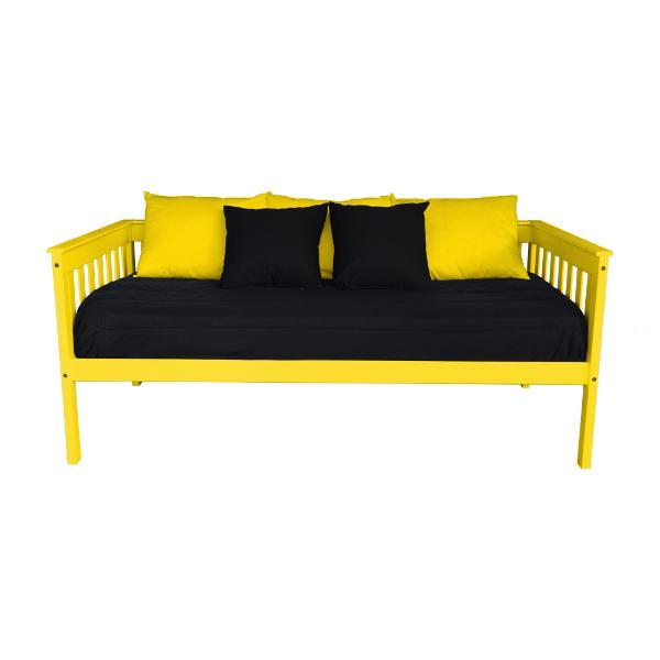 VersaLoft Mission Daybed - Solid Wood Modern Sofa Bed with Storage for Living Room, Guest Room & Small Spaces | Perfect for Lounging, Sleeping & Extra Seating
