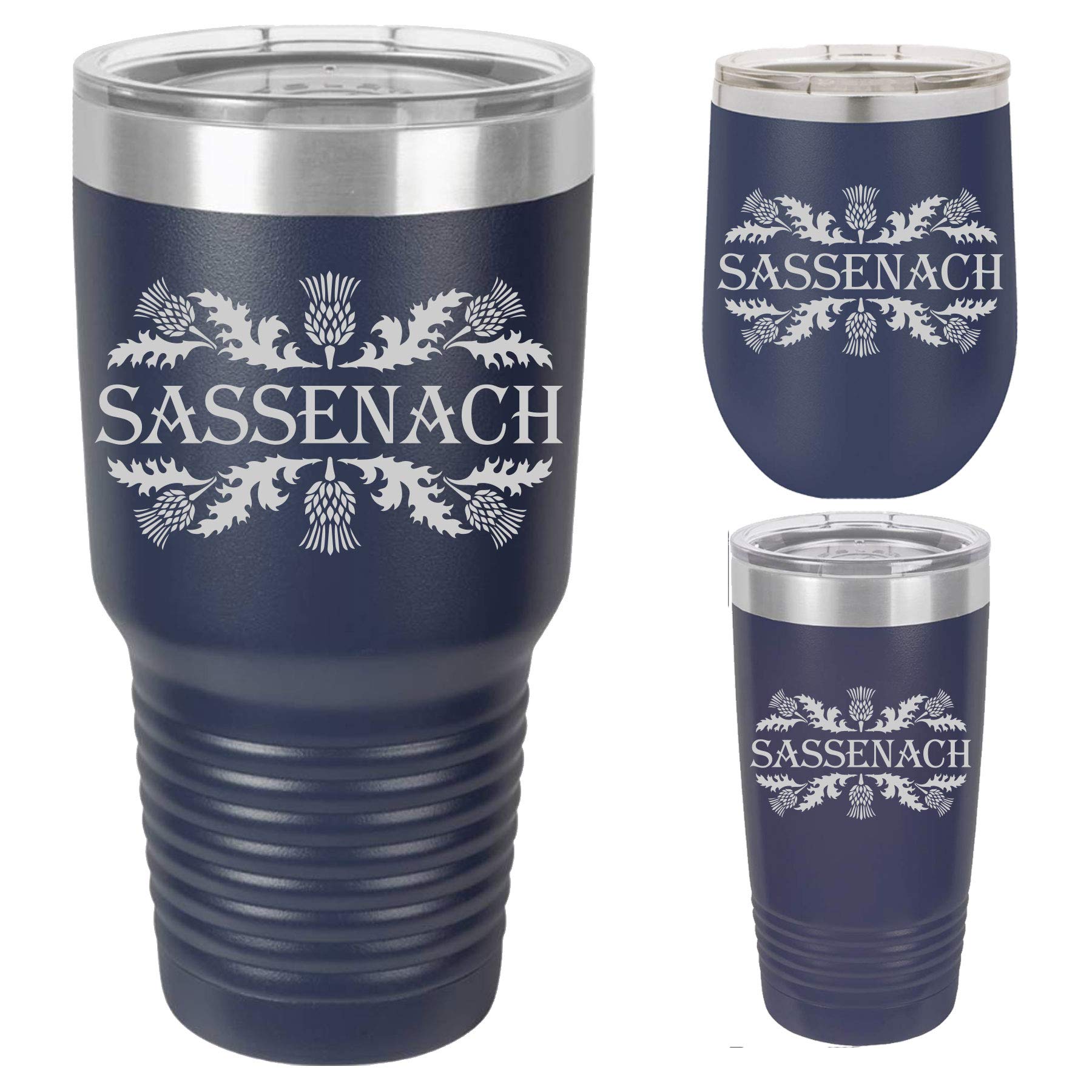 Personalized Engraved Tumbler - 30oz, 20oz & Stemless Wine Options - Custom Travel Coffee Mug for Office, Camping & Gifts - Insulated Stainless Steel Cup with Lid