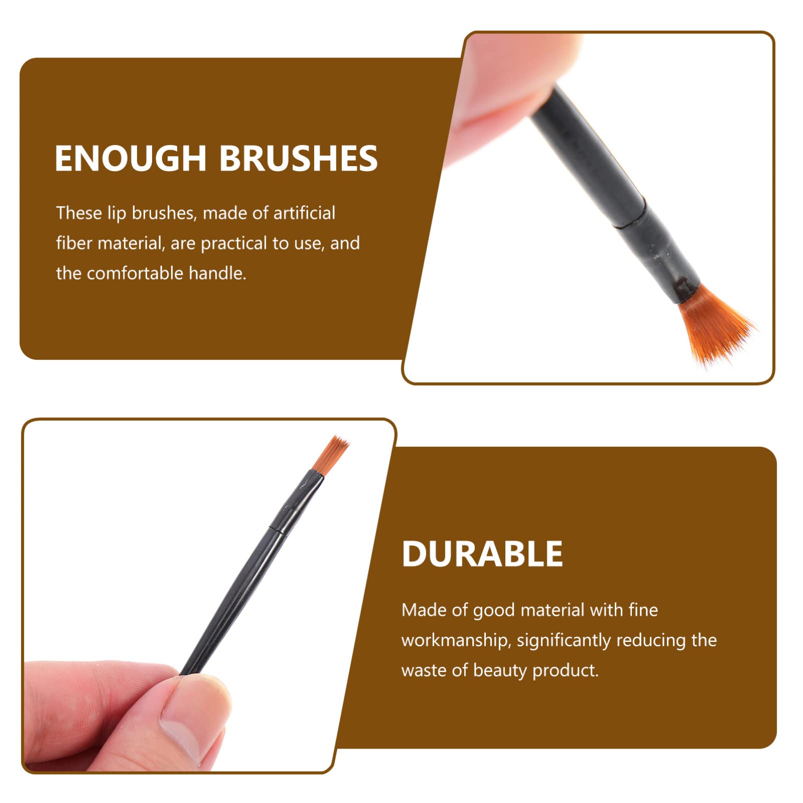 Beaupretty 100pcs Mini Makeup Brush Set - Eyelash & Lip Gloss Brushes for Professional Makeup Application