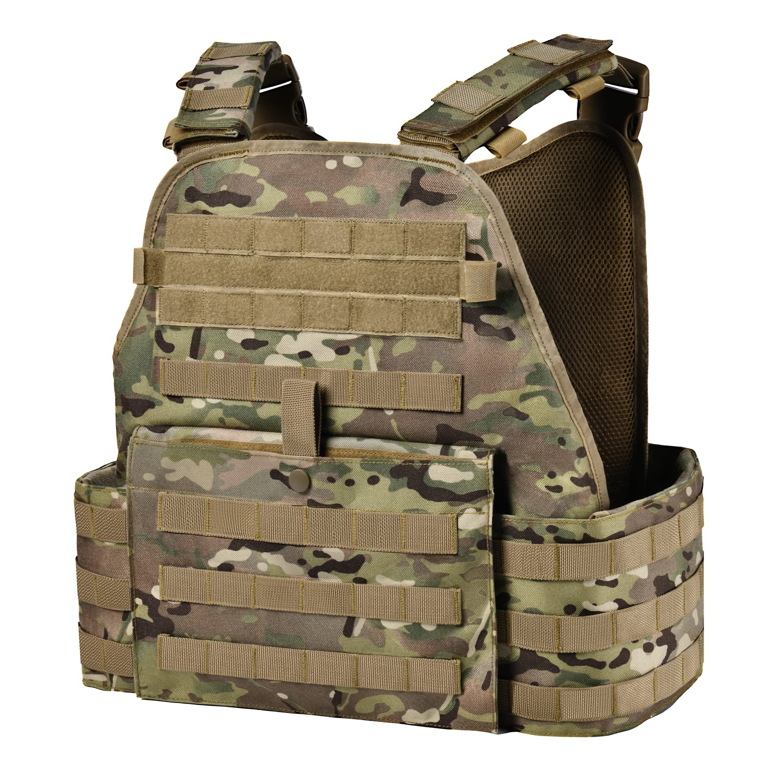 GFIRE Tactical Vest - Modular Airsoft Vest with Breathable & Lightweight Design - Adjustable Tactical Gear for Training, Outdoor Activities & Airsoft Games