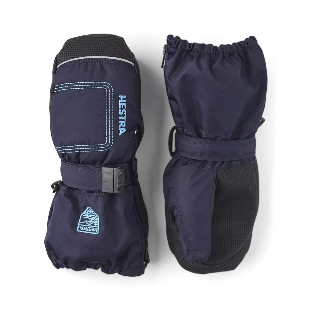 Hestra Baby Long Zip Mittens - Warm Waterproof Winter Gloves for Toddlers & Infants - Perfect for Snow Play, Outdoor Adventures & Cold Weather Protection