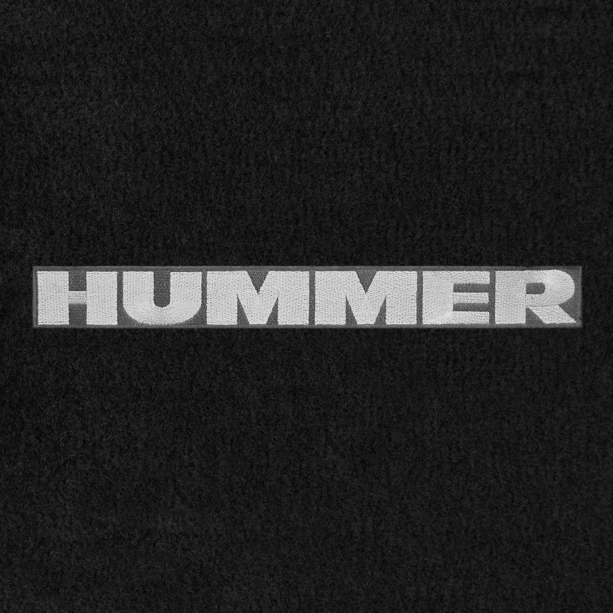Premium Custom-Fit Carpeted Floor Mats for Hummer H3 2006-2010 - Luxury Car Floor Liners with 'Hummer' Logo (Charcoal, Cargo Mat) | All-Weather Protection & Enhanced Interior Style for SUVs