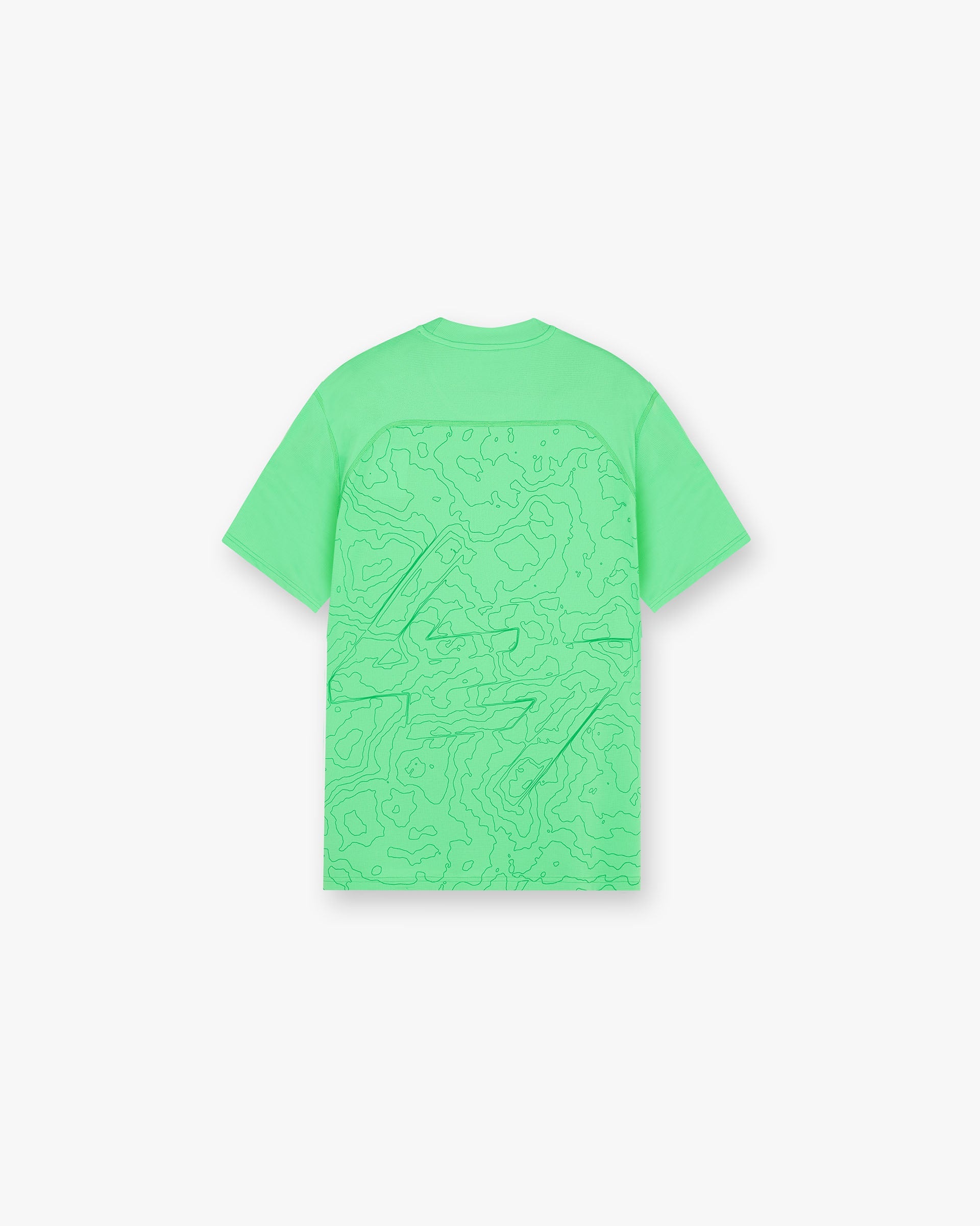 247 Contour Run T-Shirt for Men & Women - Breathable Performance Running Shirt in Speed Green - Ideal for Jogging, Gym Workouts & Outdoor Activities