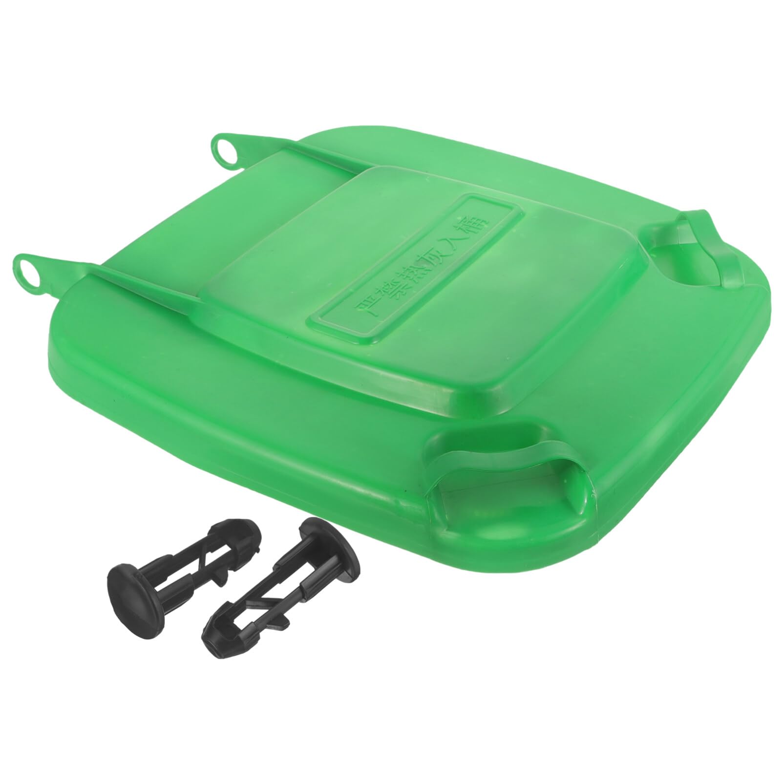 Outdoor Garbage Can Replacement Lid - Durable Square Trash Bin Cover for Kitchen, Yard & Commercial Use | Heavy-Duty Waste Container Lid for Sanitation & Disposal