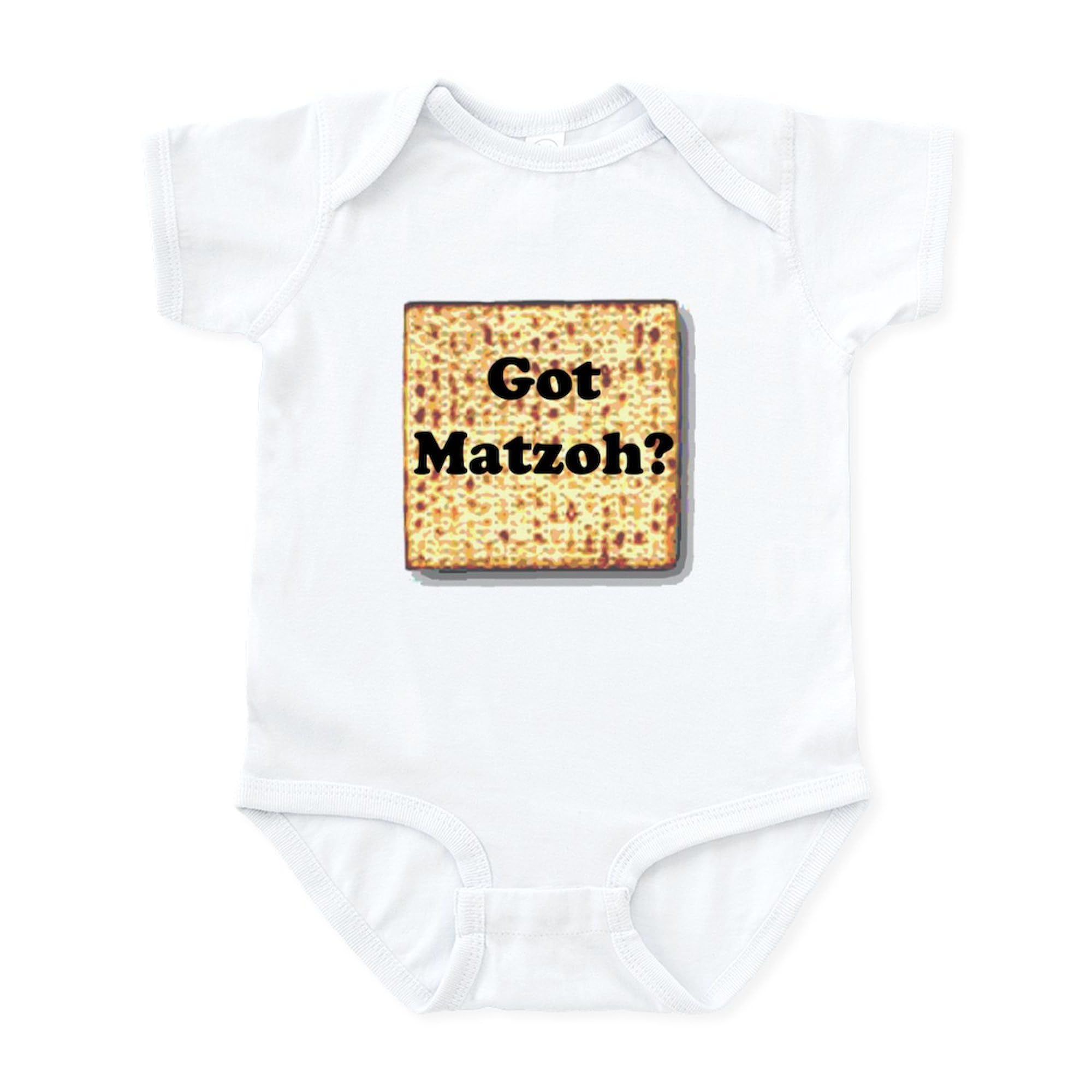 Gotmatzoh Baby Bodysuit - Cute Infant Romper & Onesie for Jewish Holidays, Family Gatherings & Photo Shoots | Soft & Comfortable Newborn Outfit